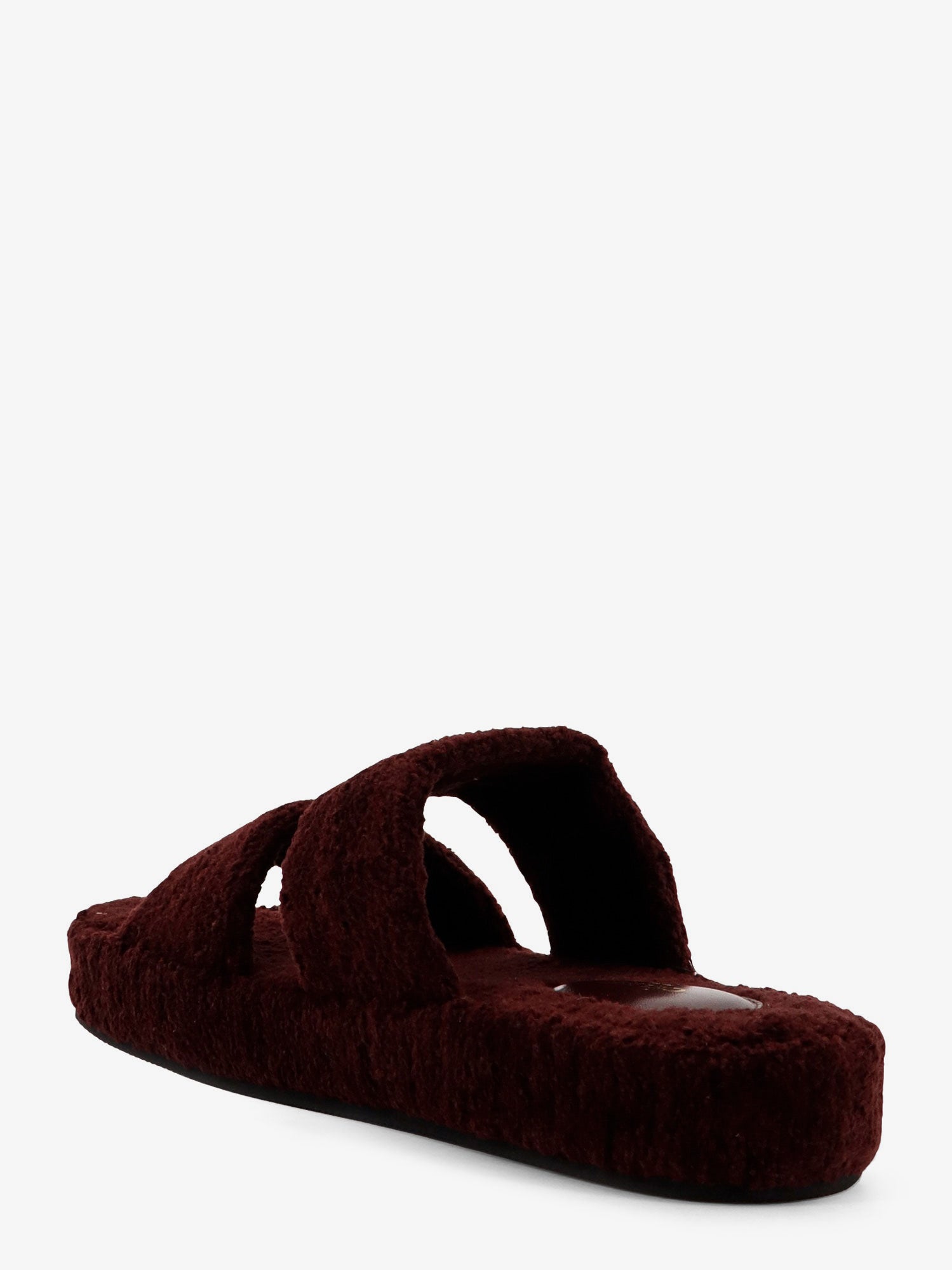 Celine Women Triomphe Fur Shearling Slides CELINE
