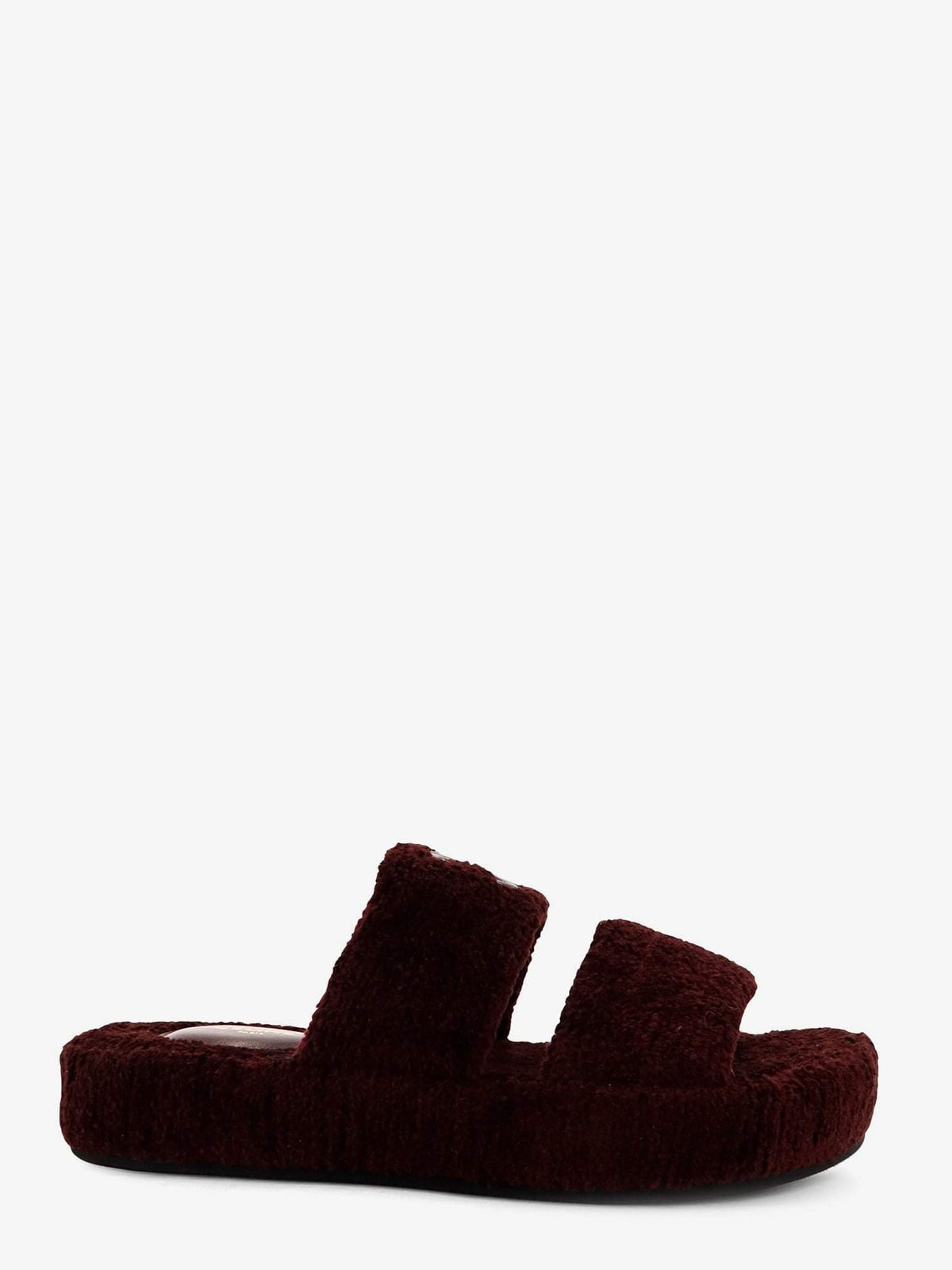 Celine Women Triomphe Fur Shearling Slides CELINE