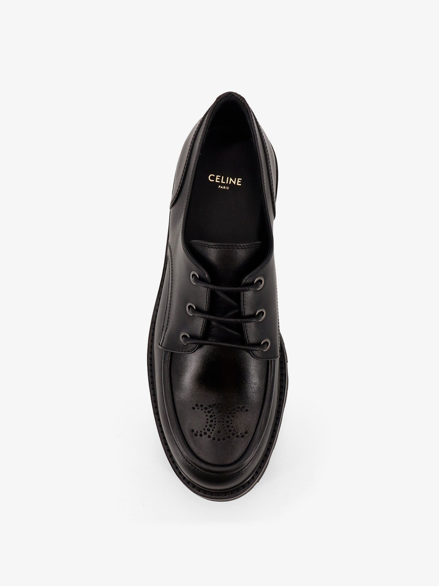 Celine Men Derby Margaret Leather Lace-Up Shoes CELINE