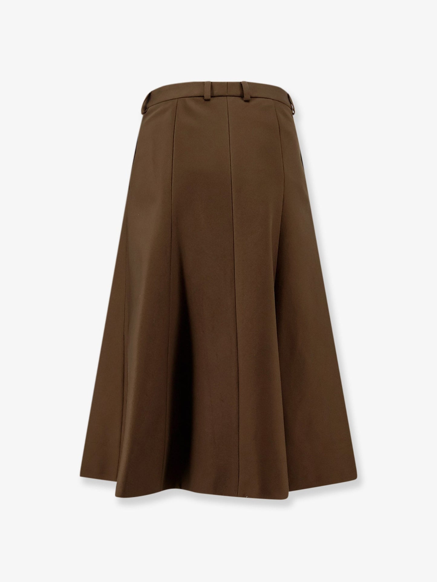 Celine Women Brown Cotton Skirt CELINE