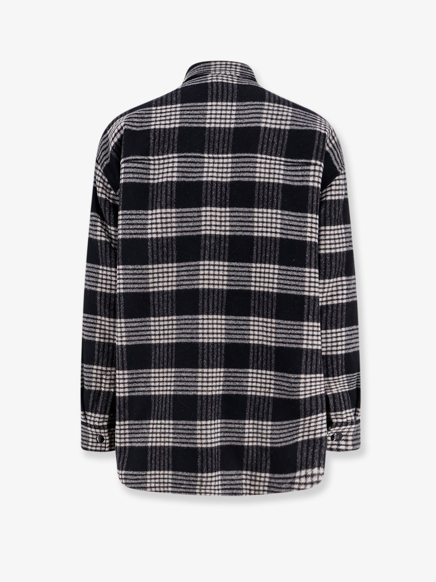 Celine Men Quilted Overshirt Wool Shirt CELINE