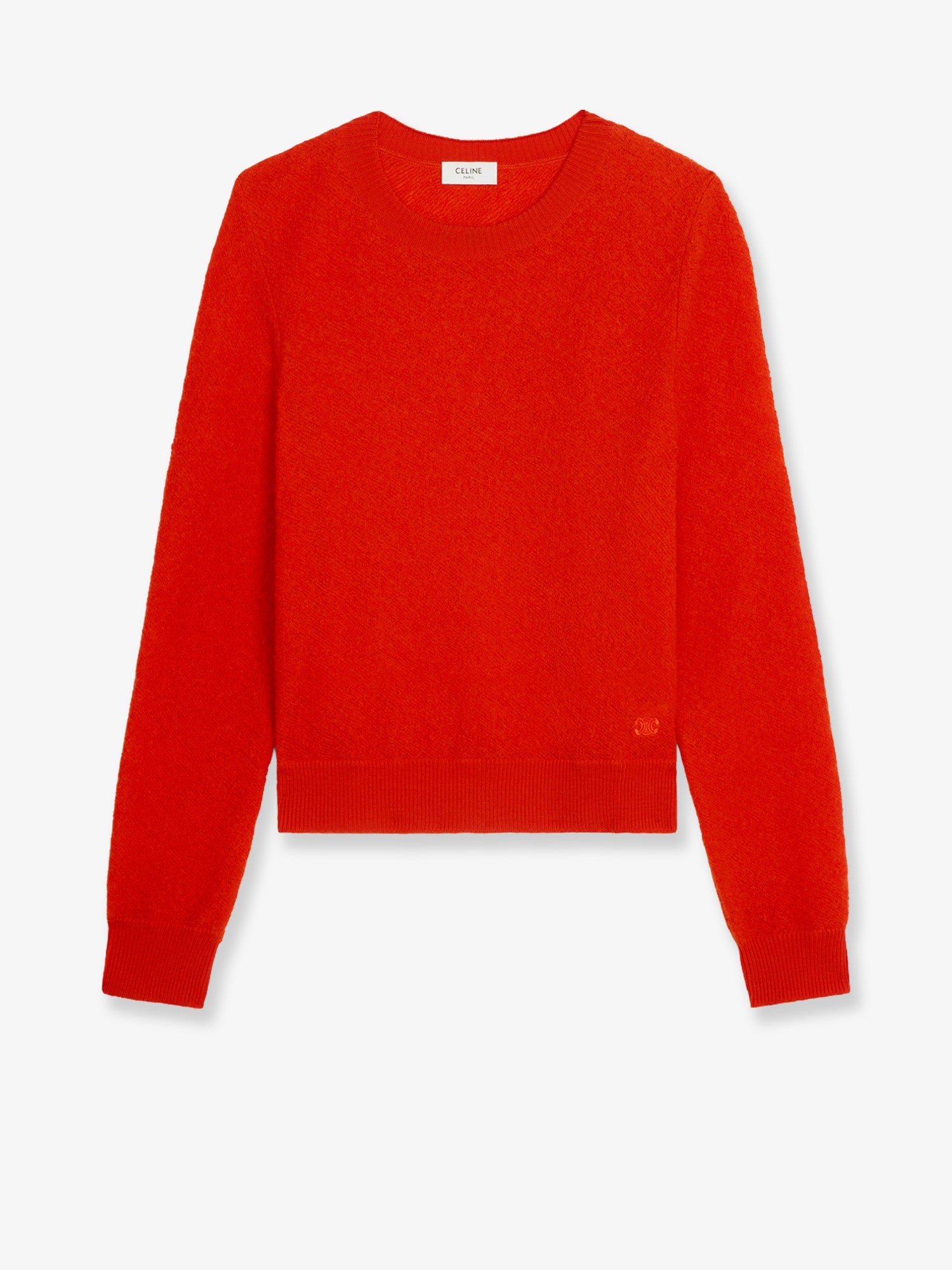 Celine Men Wool Sweater With Triomphe Detail CELINE