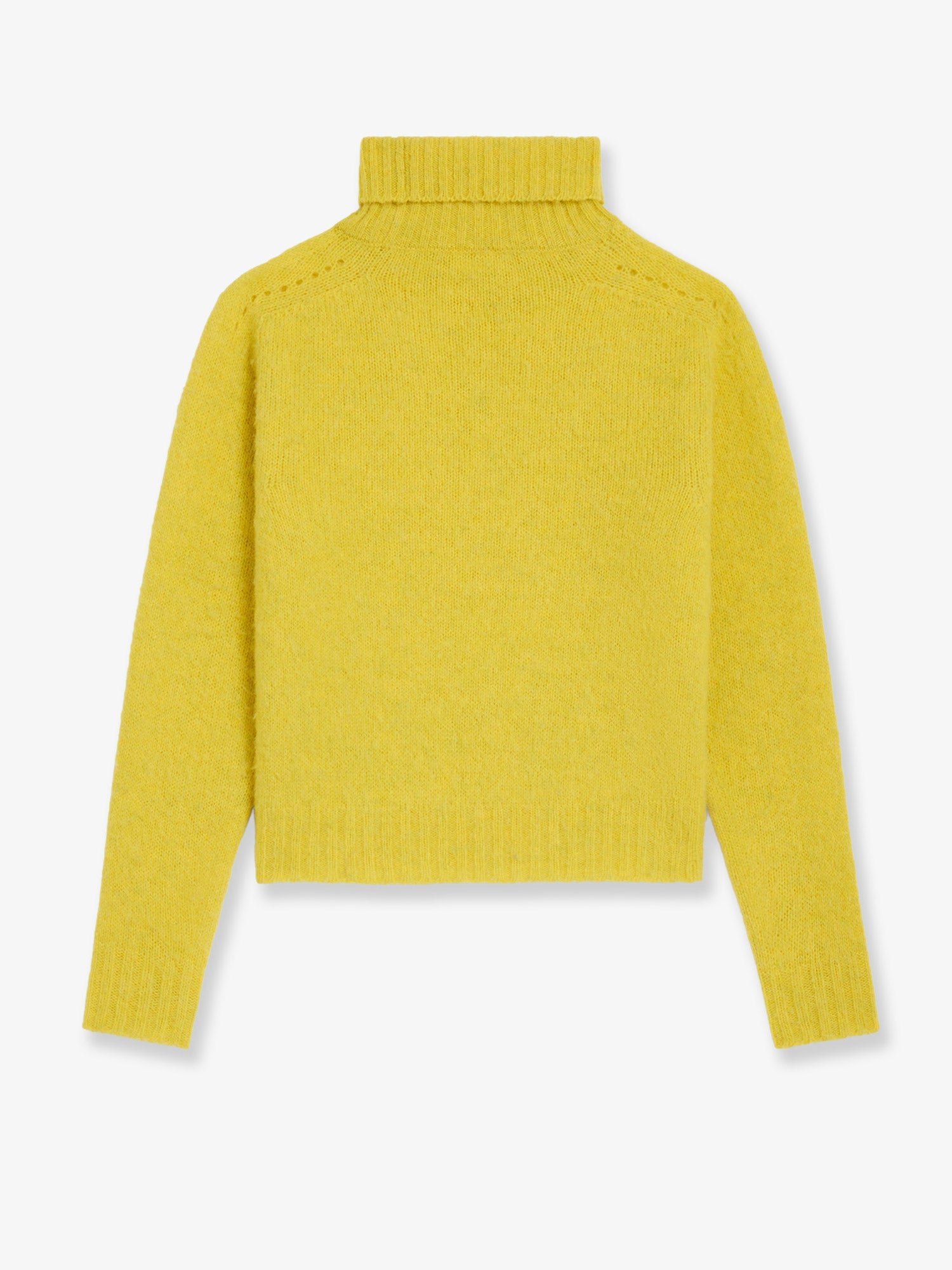 Celine Women Wool Turtleneck With Triomphe Embroidery CELINE