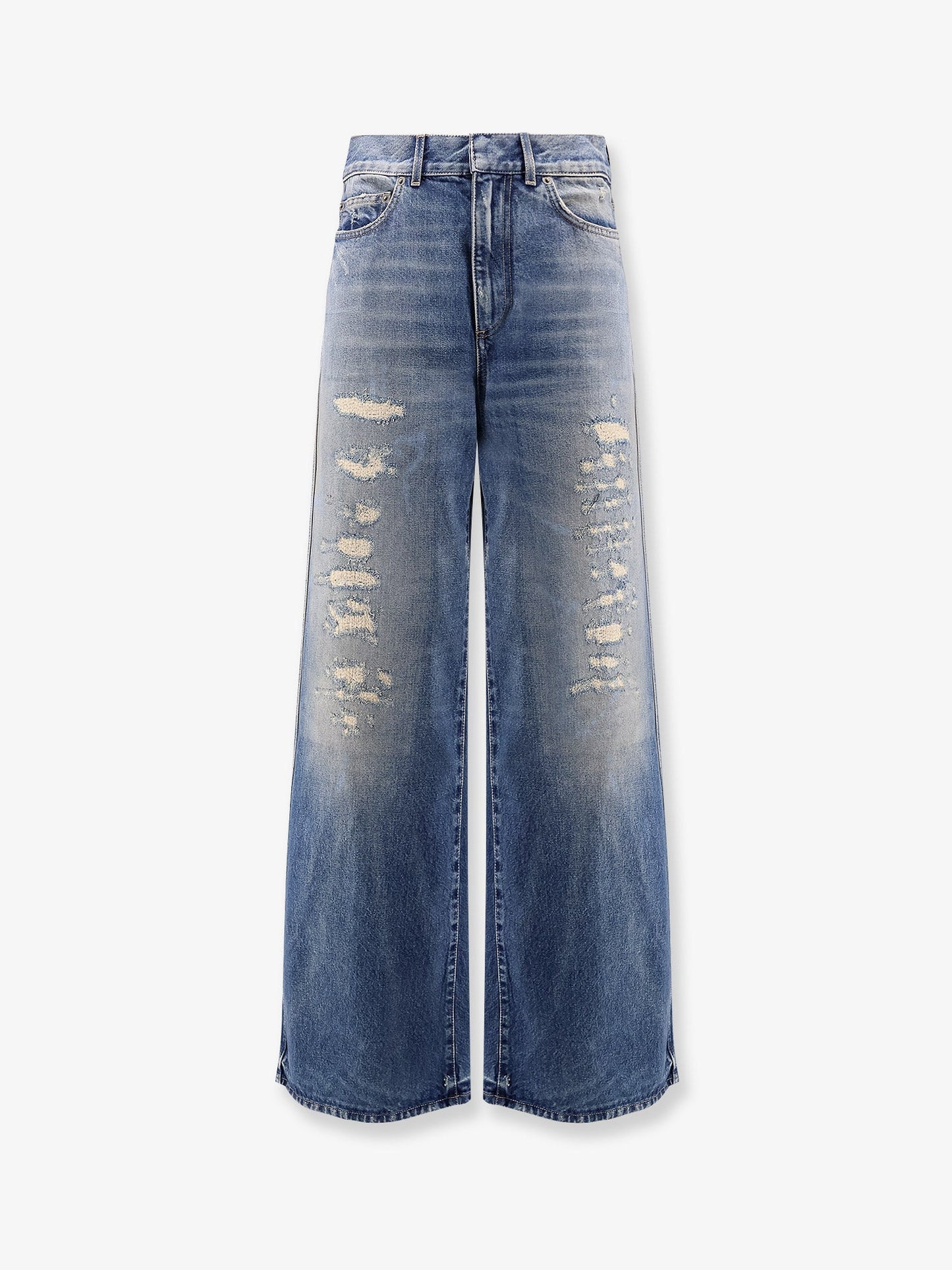 Dior Women Flared Jeans With Destroyed Effect CHRISTIAN DIOR