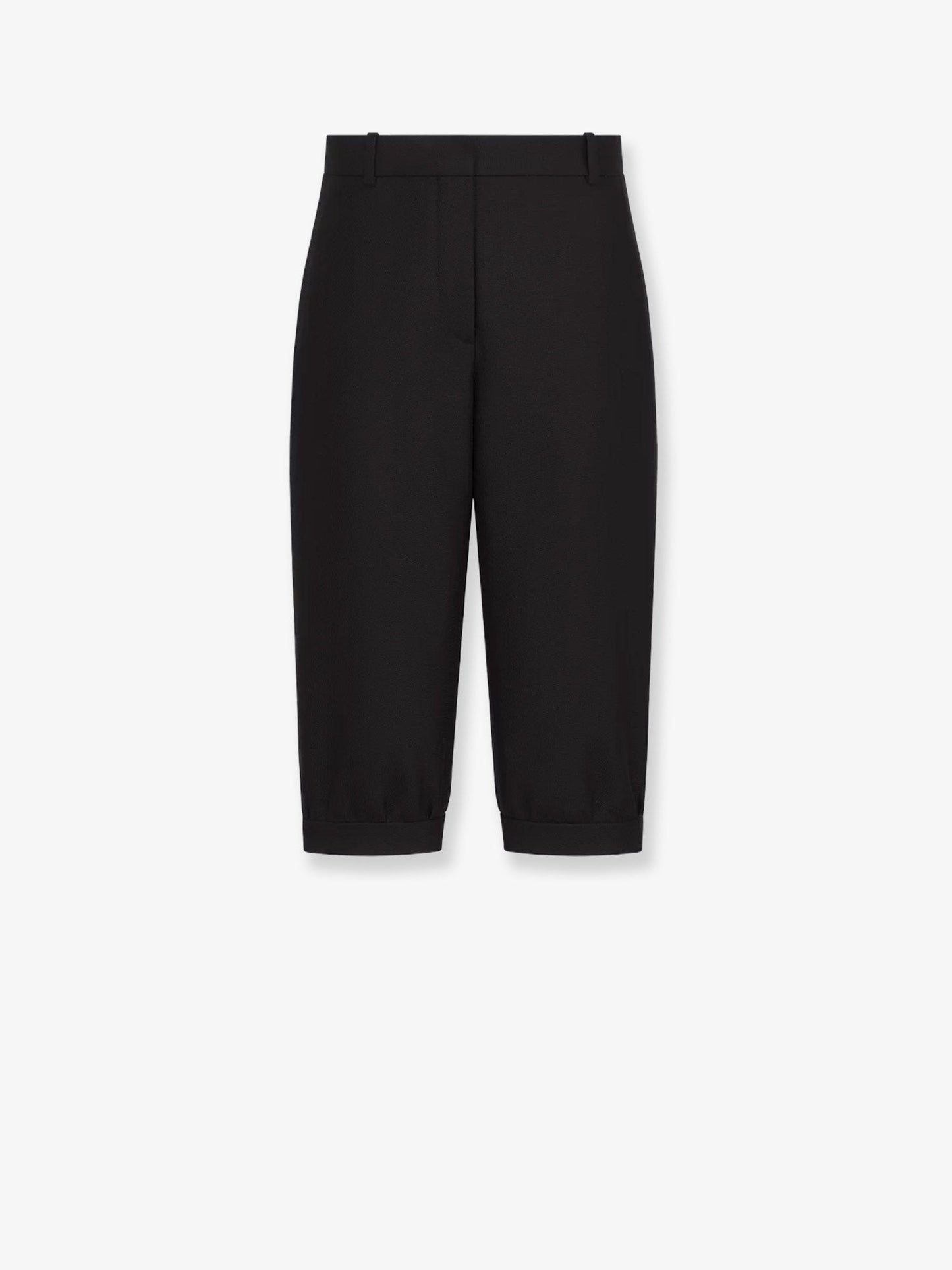 Dior Women Virgin Wool And Silk Grain De Poudre Bermuda Shorts CHRISTIAN DIOR