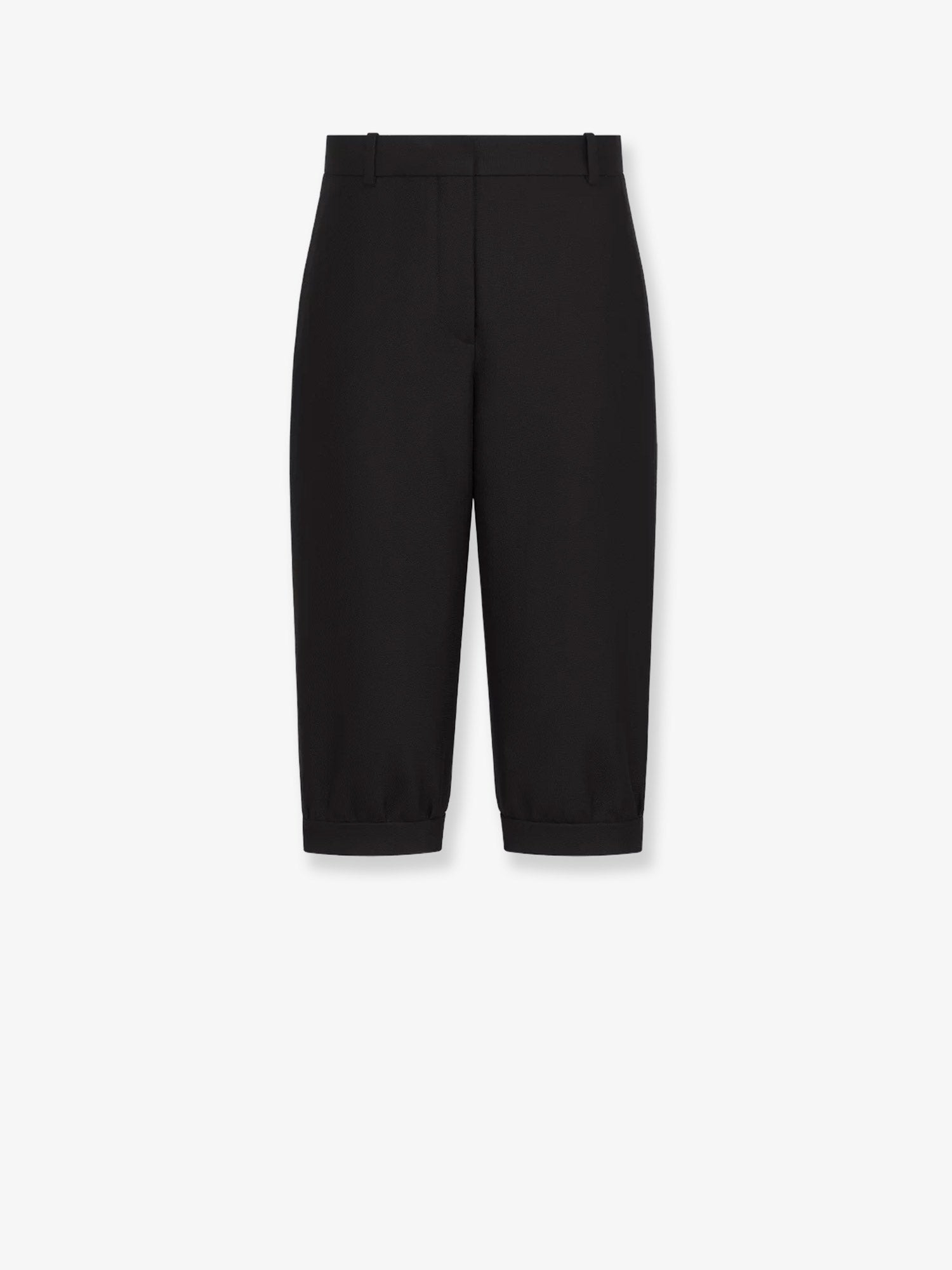 Dior Women Virgin Wool And Silk Grain De Poudre Bermuda Shorts CHRISTIAN DIOR