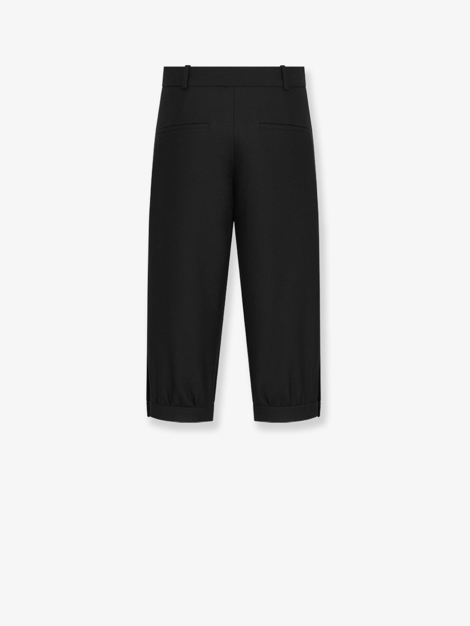 Dior Women Virgin Wool And Silk Grain De Poudre Bermuda Shorts CHRISTIAN DIOR