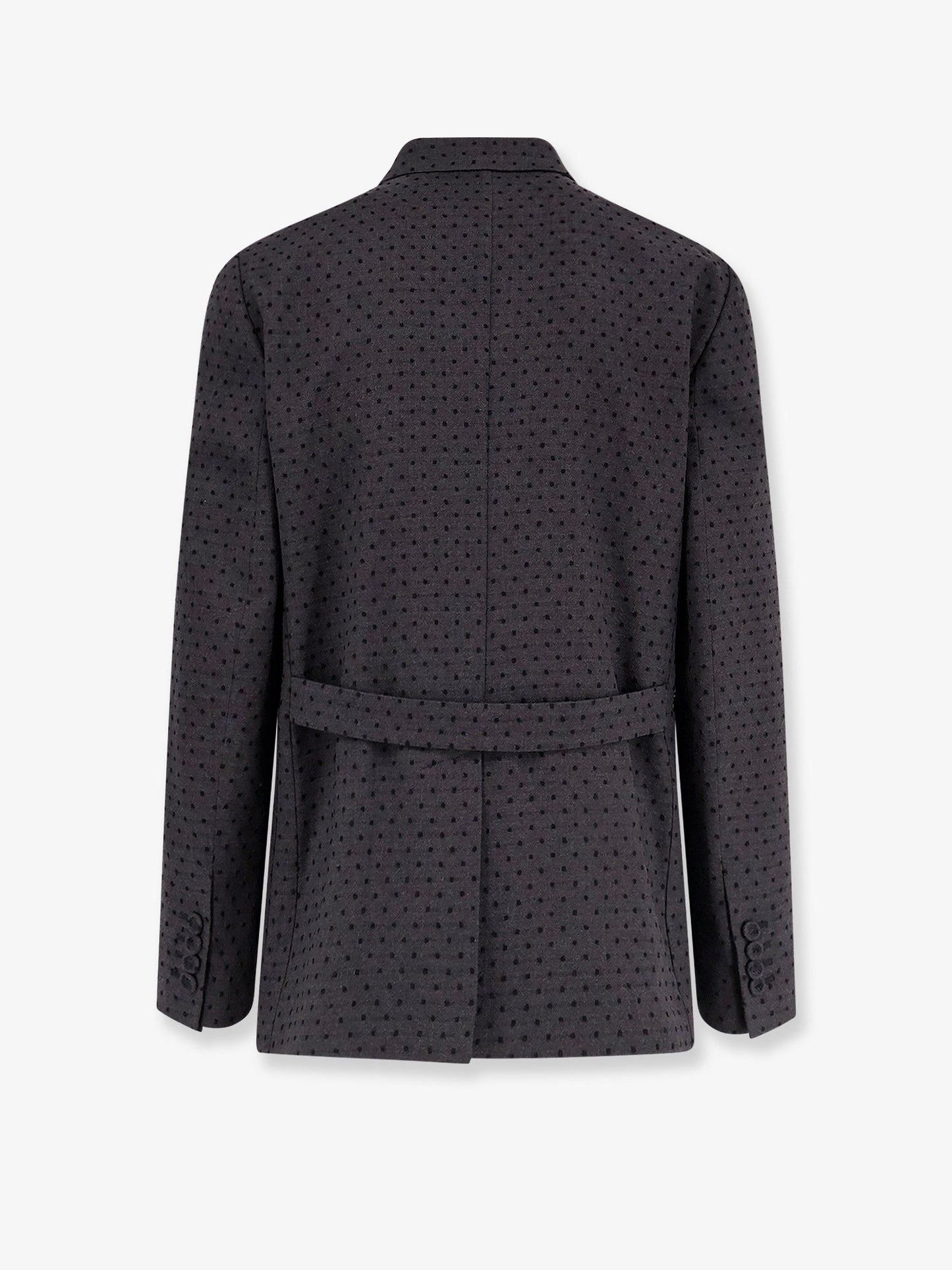 Dior Men Polka-Dots Virgin Wool And Alpaca Jacquard Blazer CHRISTIAN DIOR