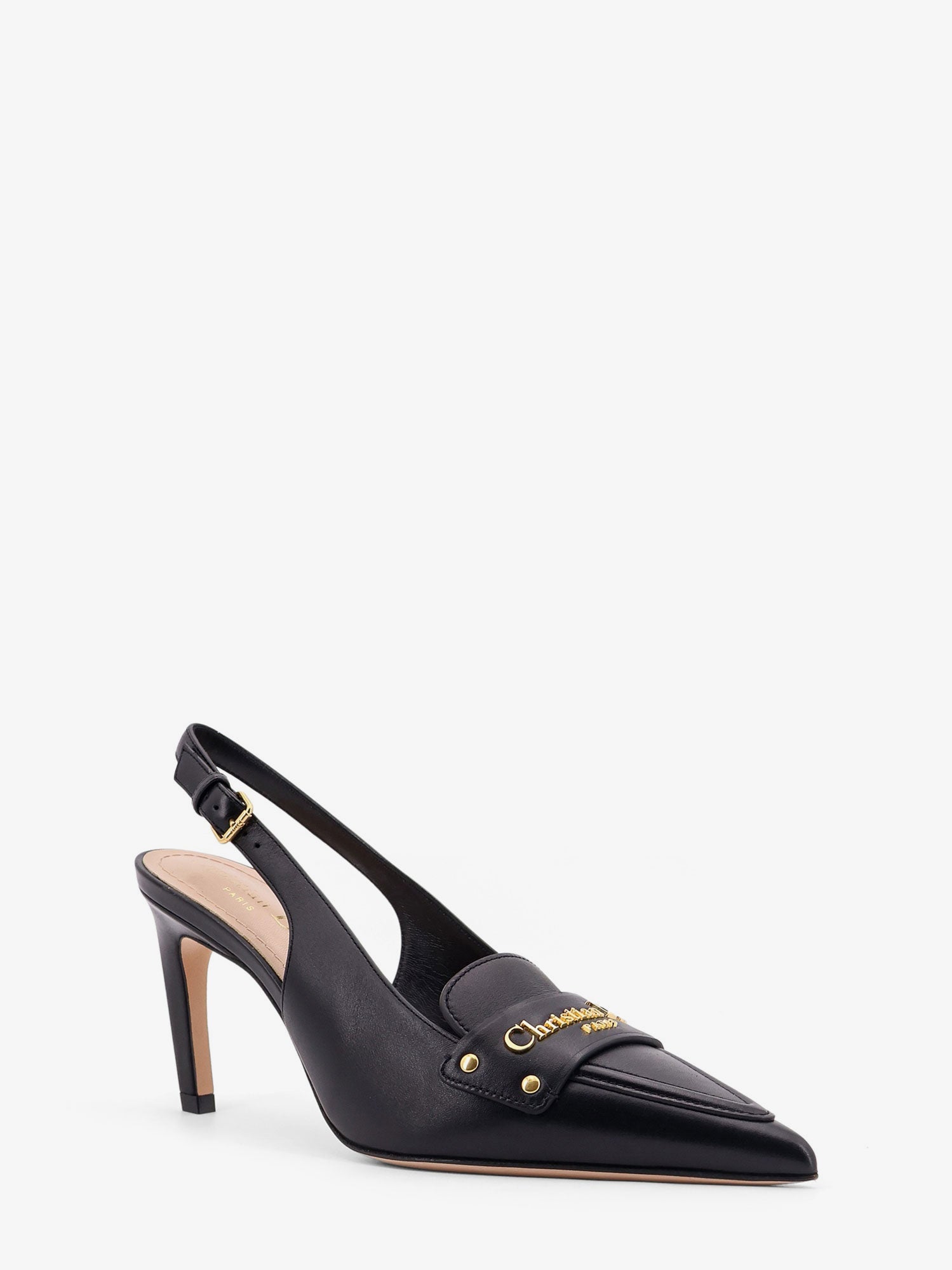 Dior Women Boy Leather Decollete Slingback CHRISTIAN DIOR