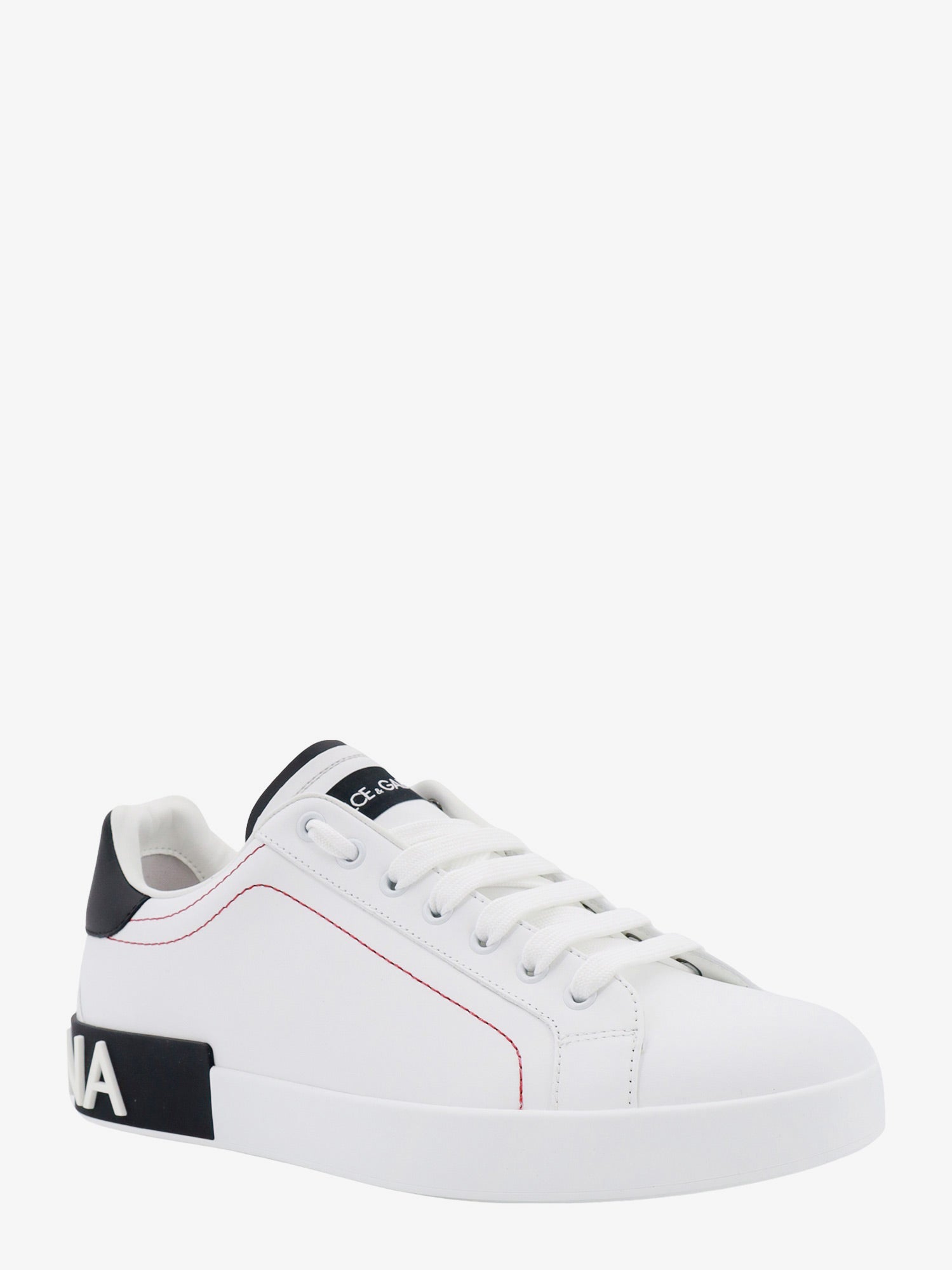 Dolce & Gabbana Men Low-Top Leather Sneakers DOLCE & GABBANA