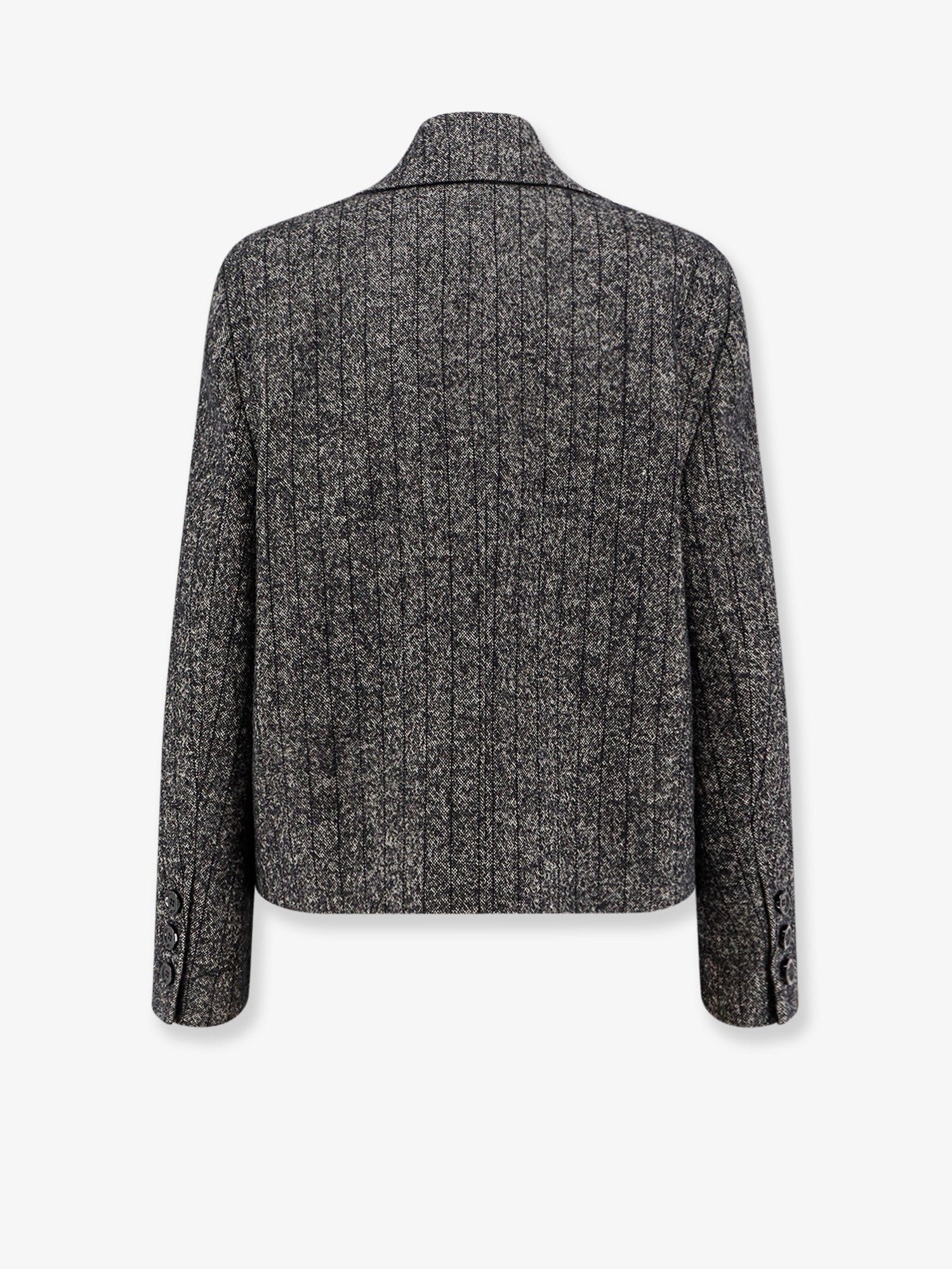 Dolce & Gabbana Women Wool Blend Striped Double-Breasted Blazer DOLCE & GABBANA