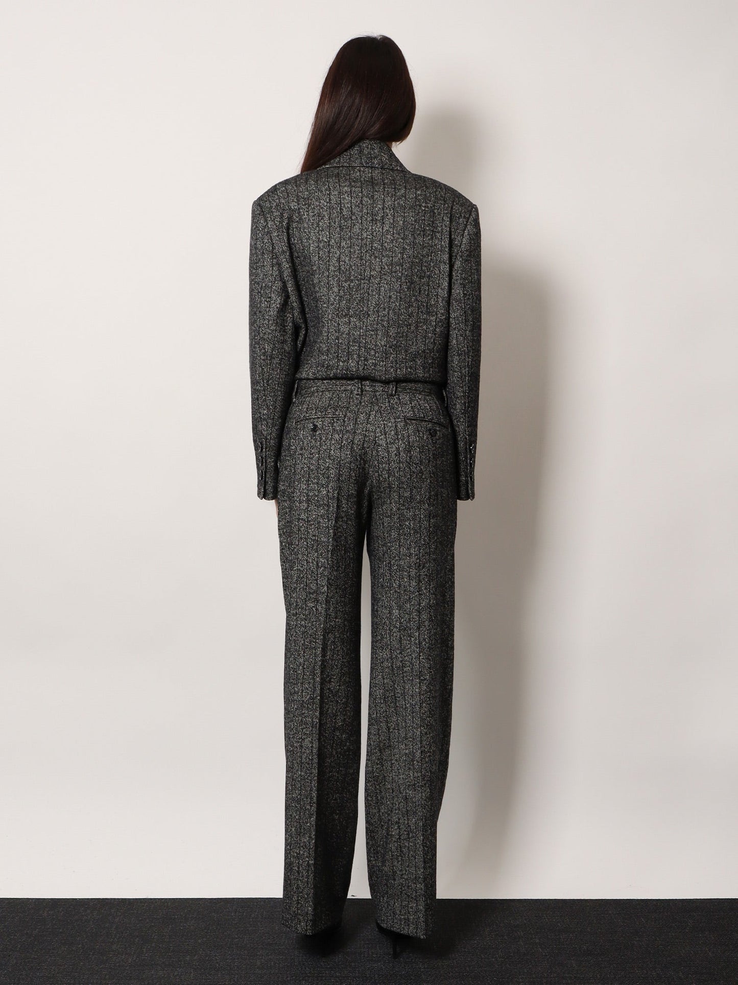 Dolce & Gabbana Women Striped Wool Blend Trousers DOLCE & GABBANA