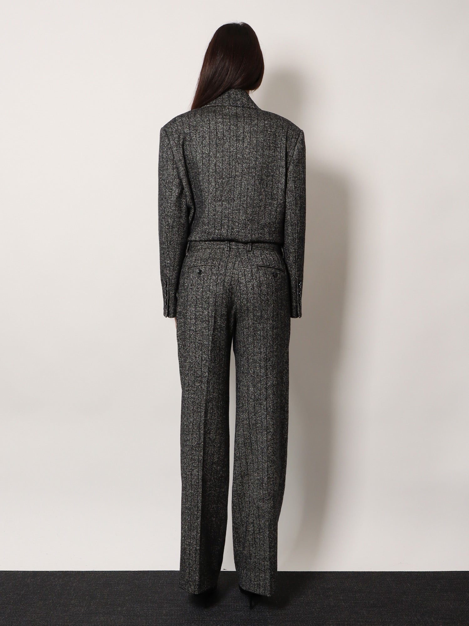 Dolce & Gabbana Women Striped Wool Blend Trousers DOLCE & GABBANA