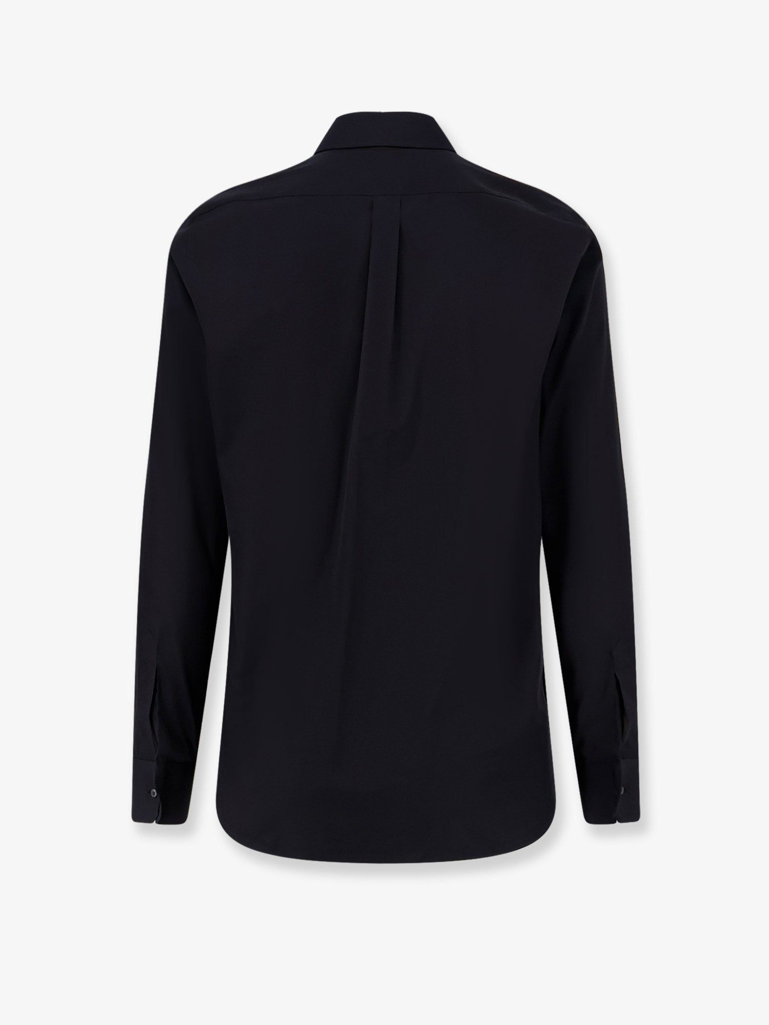 Dolce & Gabbana Men Cotton Shirt With Iconic Logo On The Front DOLCE & GABBANA