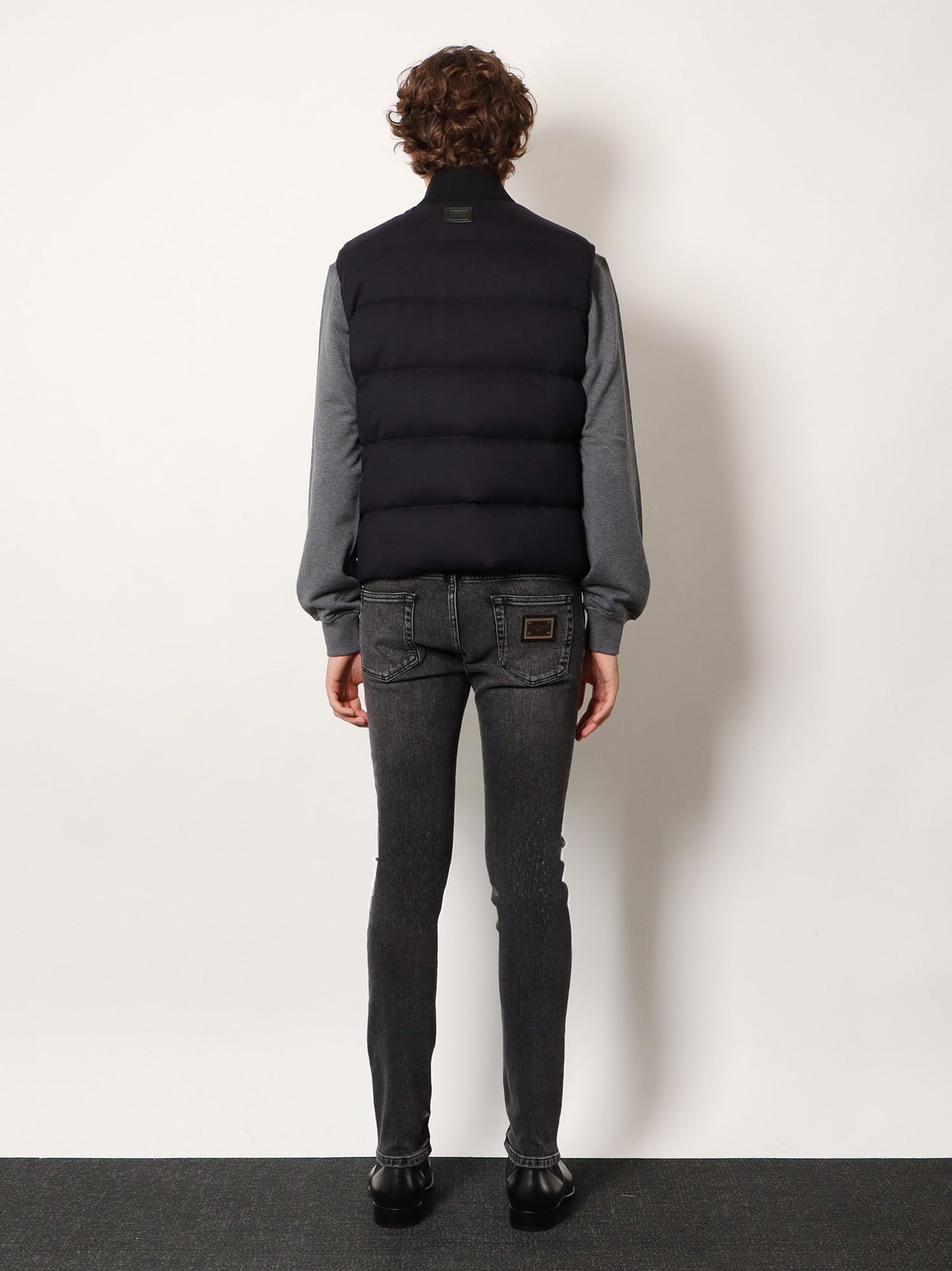 Dolce & Gabbana Men Cotton And Viscose Reversible Sleeveless Jacket DOLCE & GABBANA