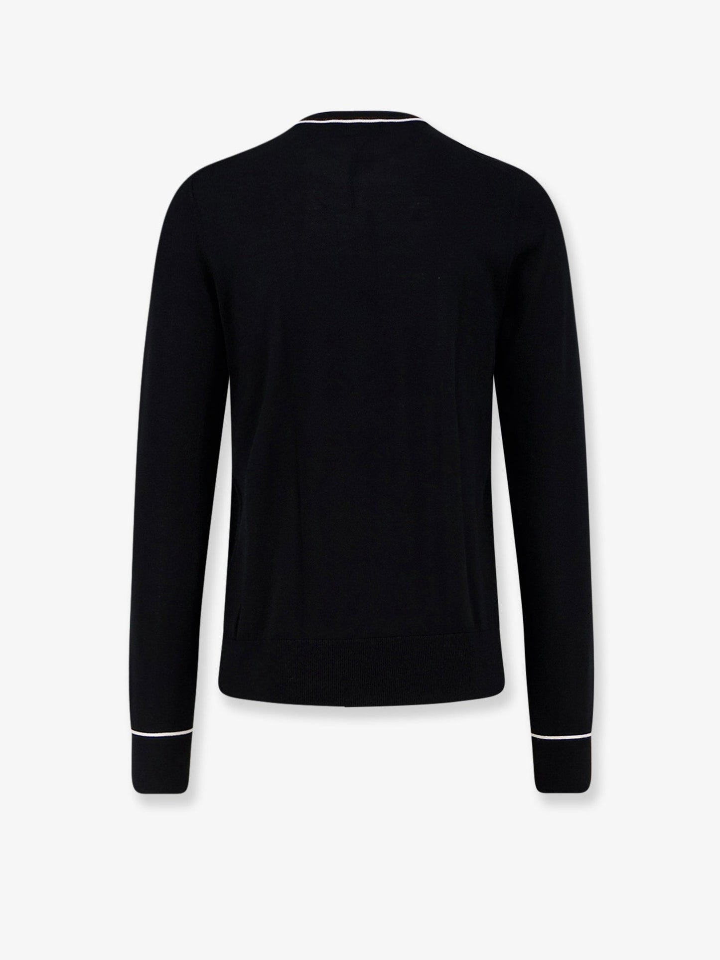 Dolce & Gabbana Men Virgin Wool Sweater With Embroidered Dg Logo DOLCE & GABBANA