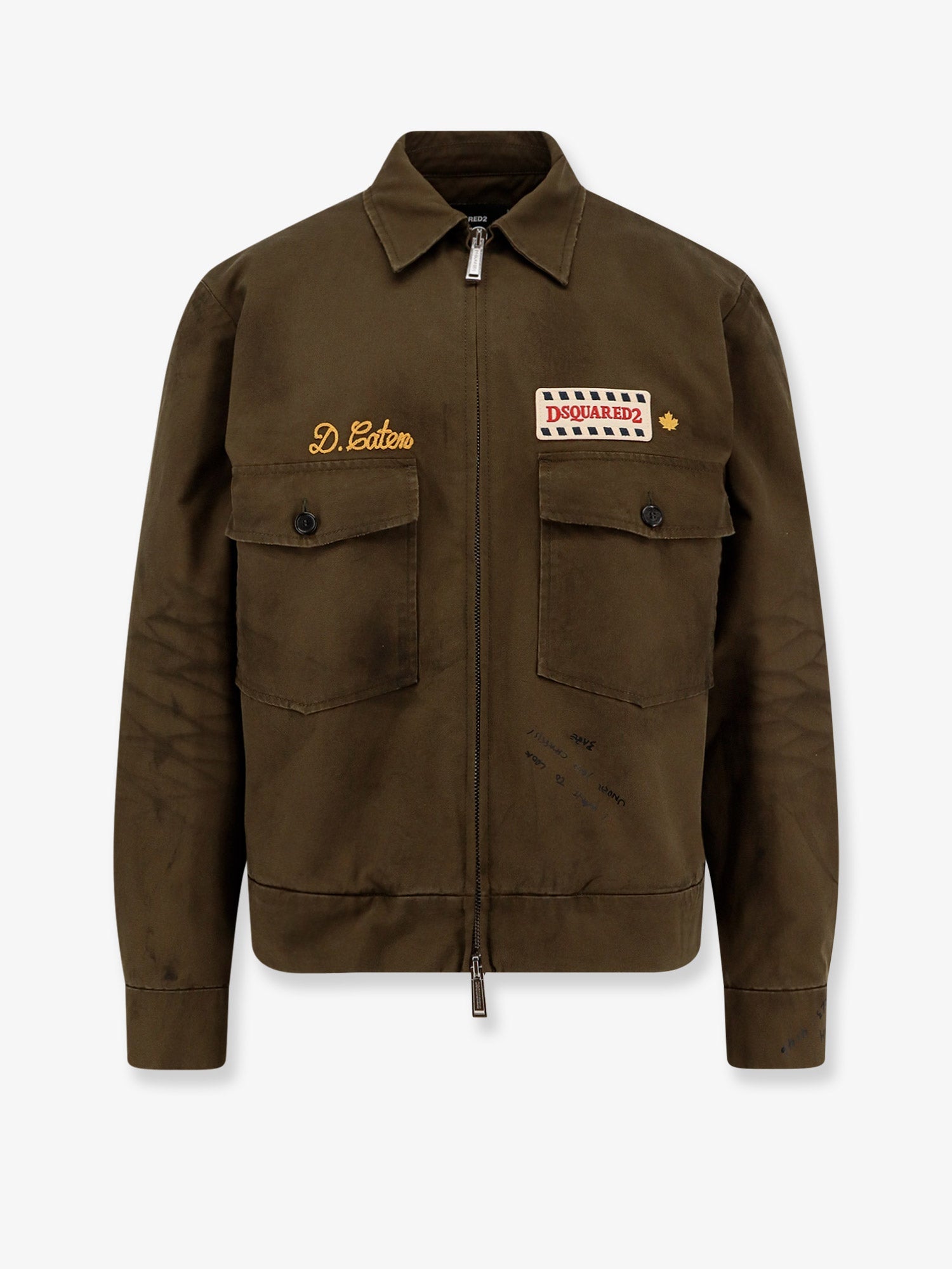 Dsquared2 Men Dsquared2 Bros Cotton Padded Jacket DSQUARED2