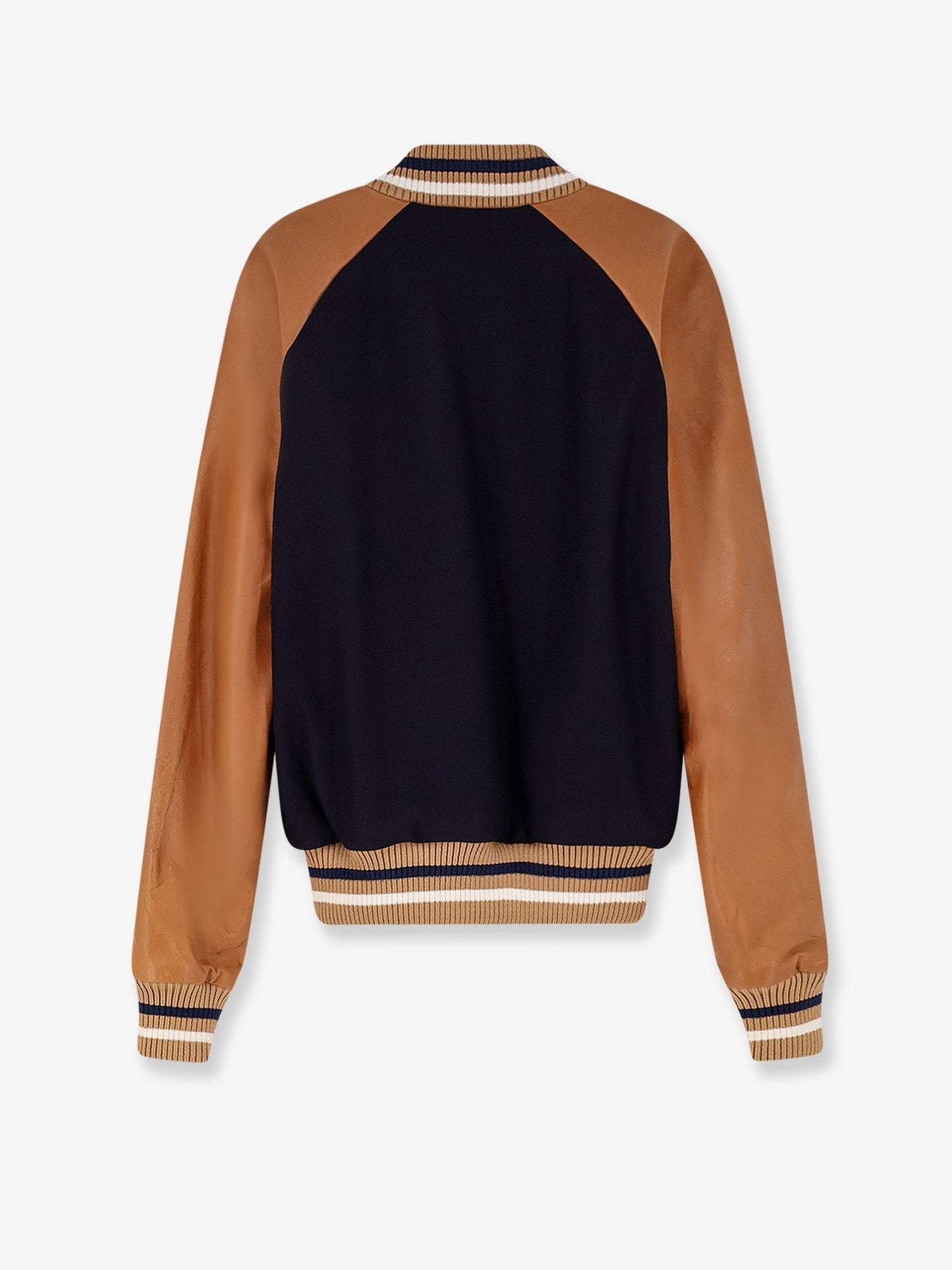 Dsquared2 Men D2 Varsity Wool And Leather Bomber DSQUARED2