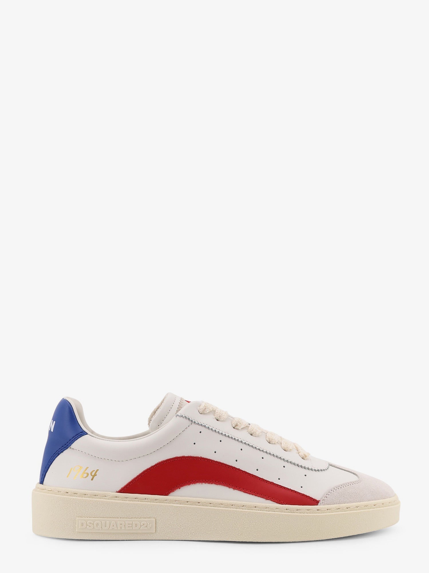 Dsquared2 Men Rider Leather Low-Top Sneakers DSQUARED2