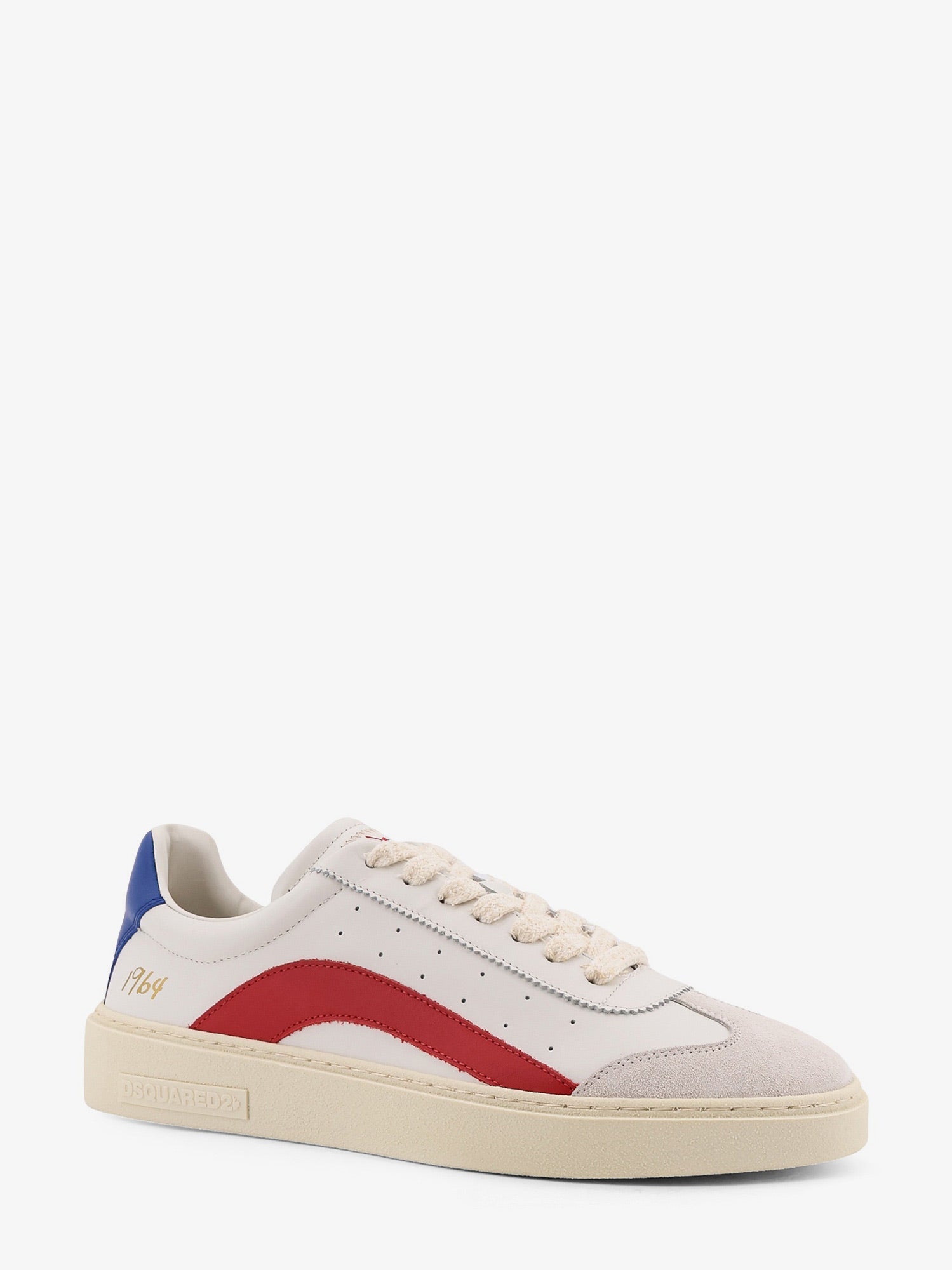 Dsquared2 Men Rider Leather Low-Top Sneakers DSQUARED2