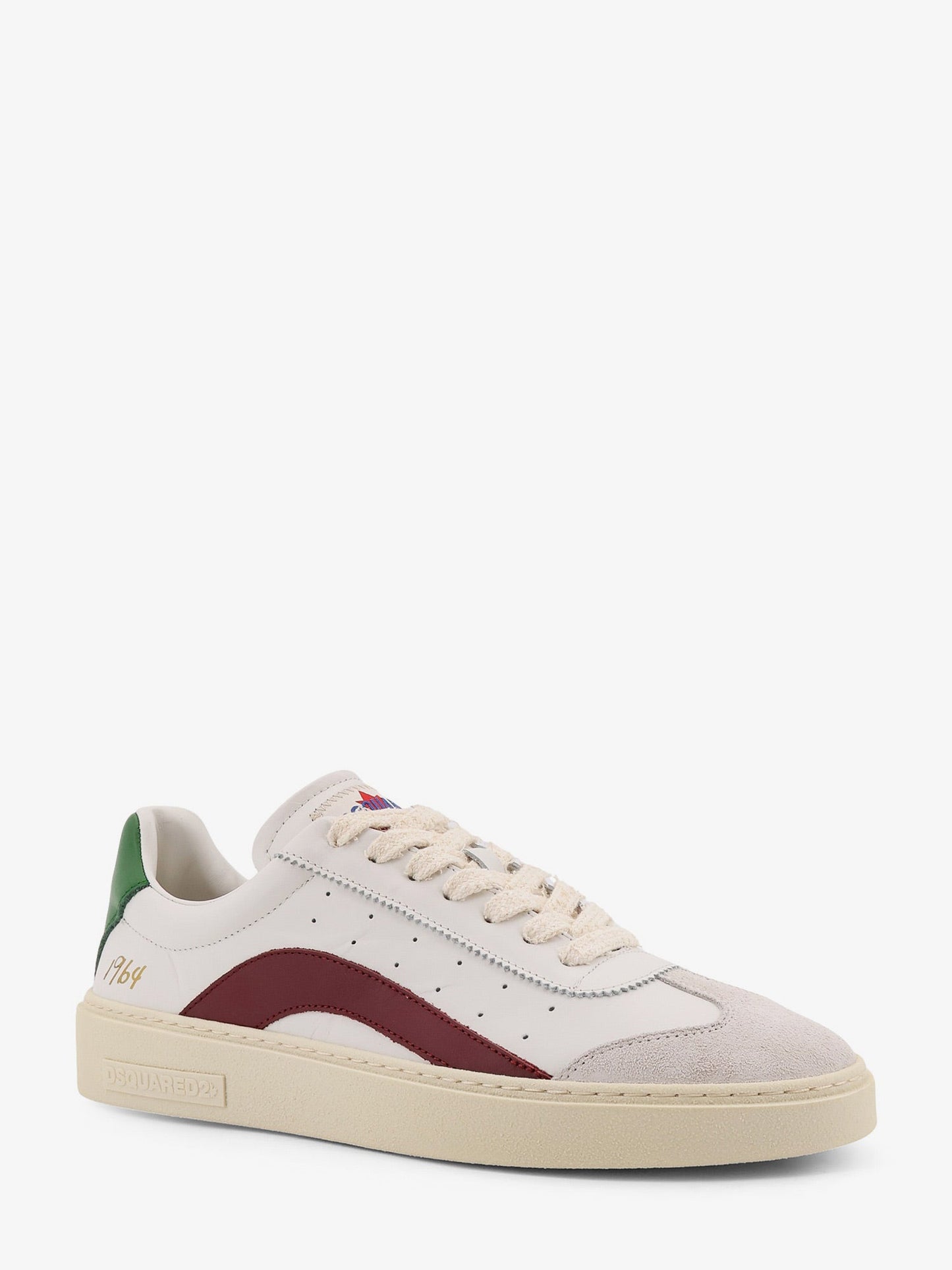 Dsquared2 Men Rider Leather Low-Top Sneakers DSQUARED2