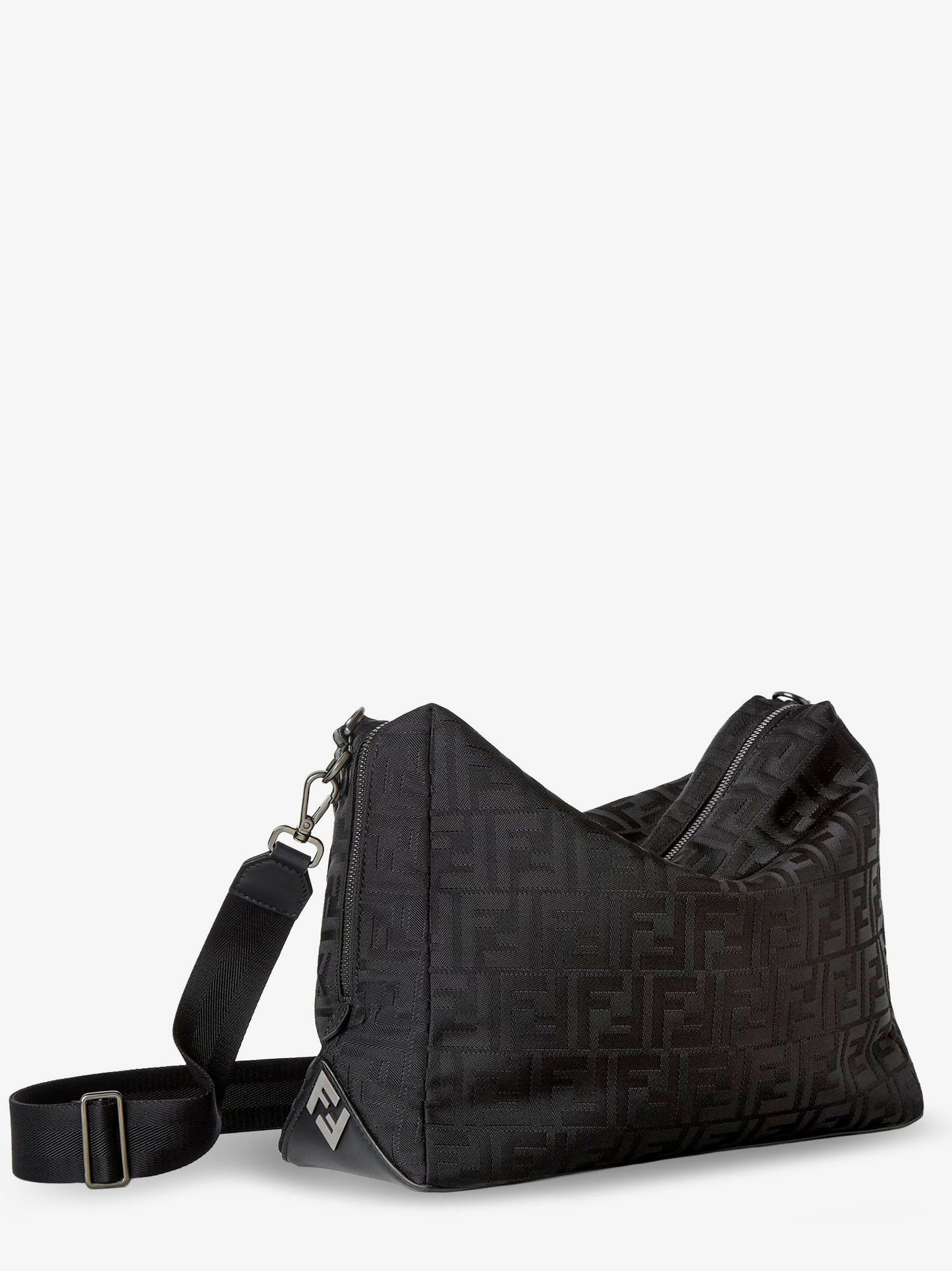 Fendi Men Fendi Lui Large Ff Nylon Crossbody Bag FENDI