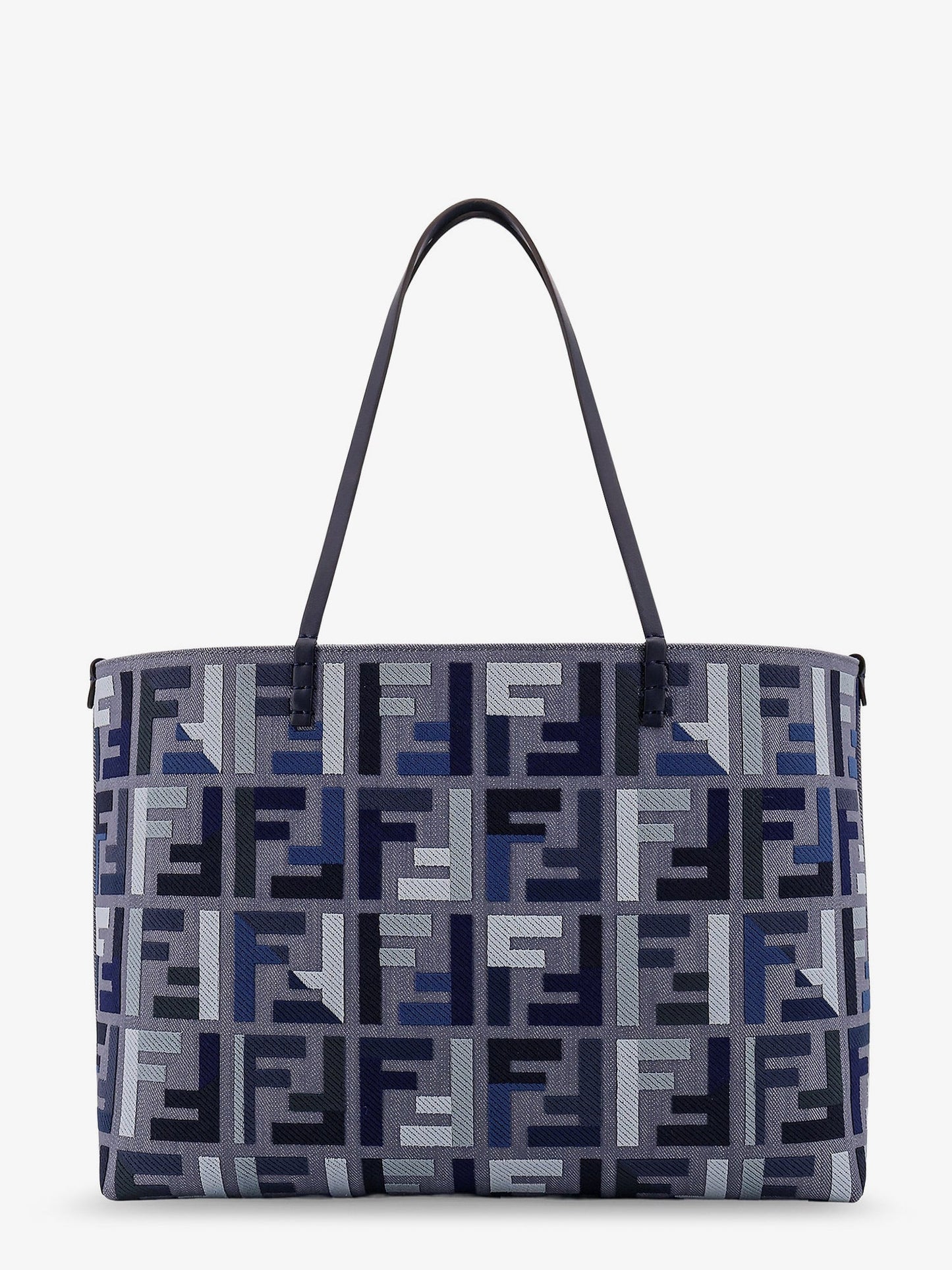 Fendi Women Roll Large Jacquard Ff Fabric Tote Bag FENDI