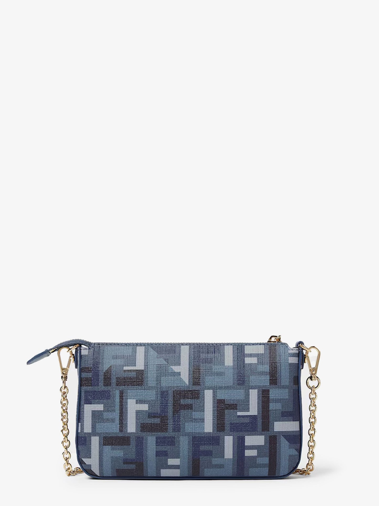 Fendi Women Pouch Baguette Ff Jacquard Fabric Shoulder Bag FENDI