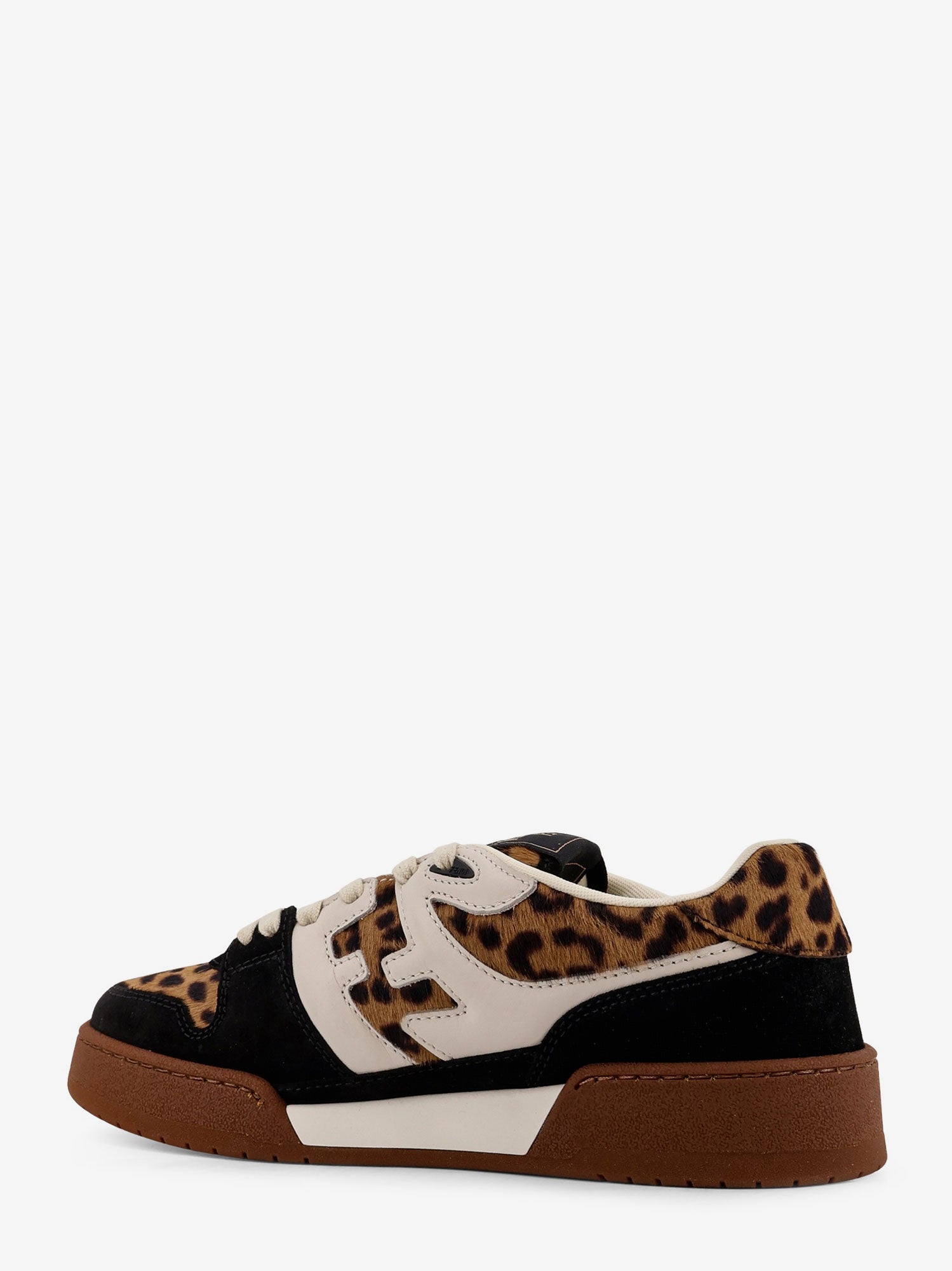 Fendi Women Fendi Match Suede And Pony Skin Low-Top Sneakers FENDI