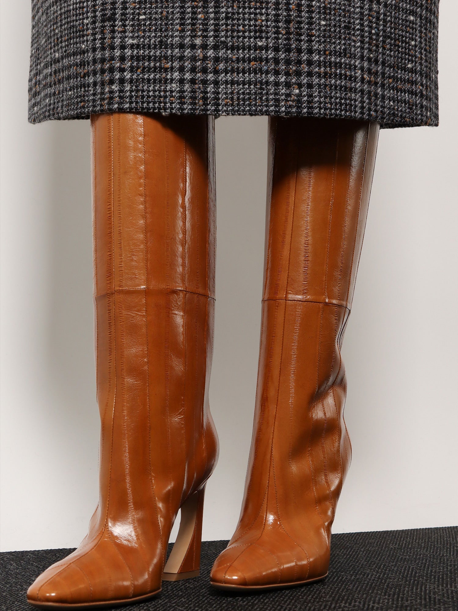 Fendi Women Fendi Arco Hagfish Leather Boots FENDI