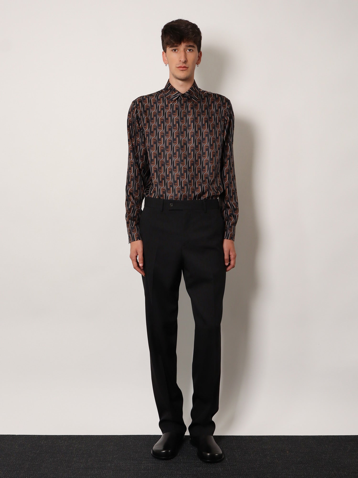 Fendi Men Virgin Wool Trousers FENDI