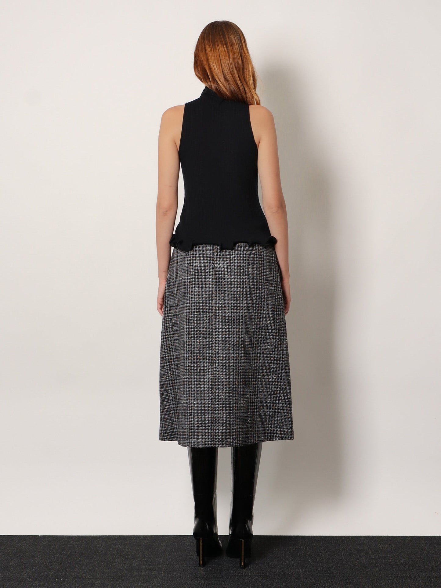 Fendi Women Ribbed Virgin Wool Top FENDI