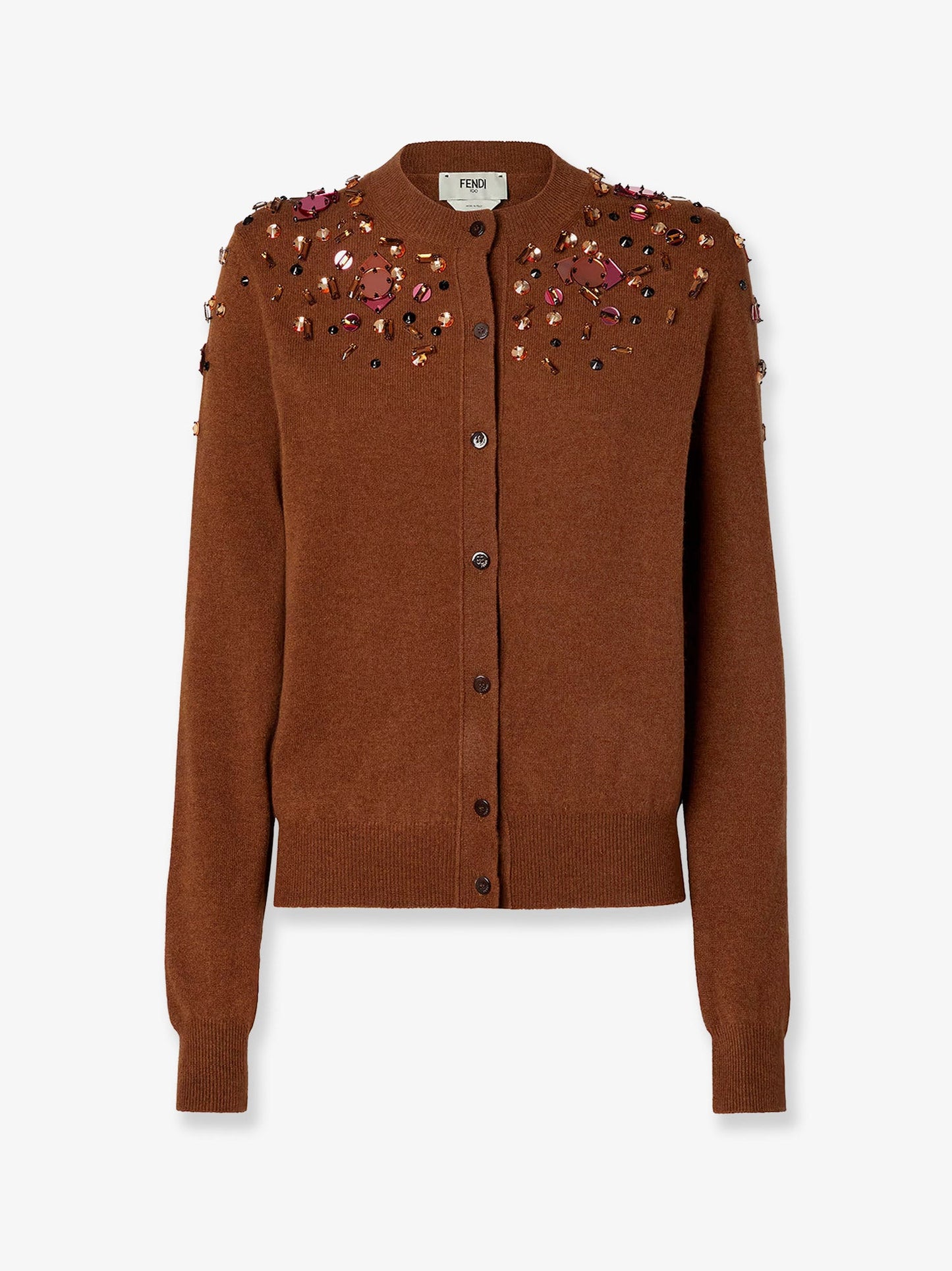Fendi Women Wool And Cashmere Cardigan FENDI