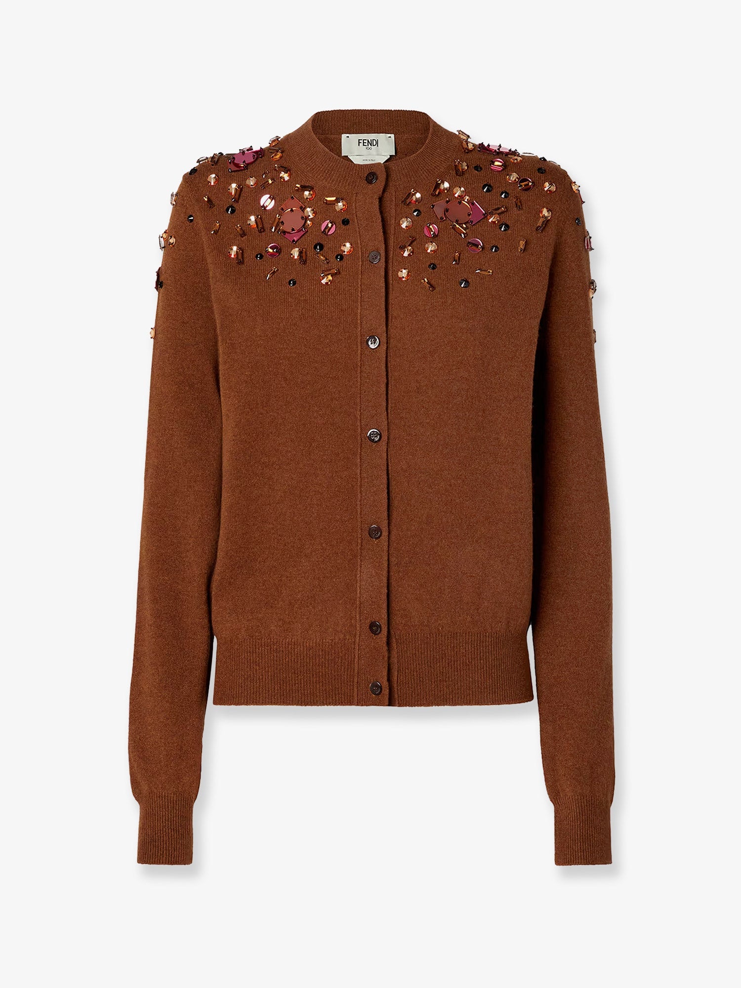 Fendi Women Wool And Cashmere Cardigan FENDI
