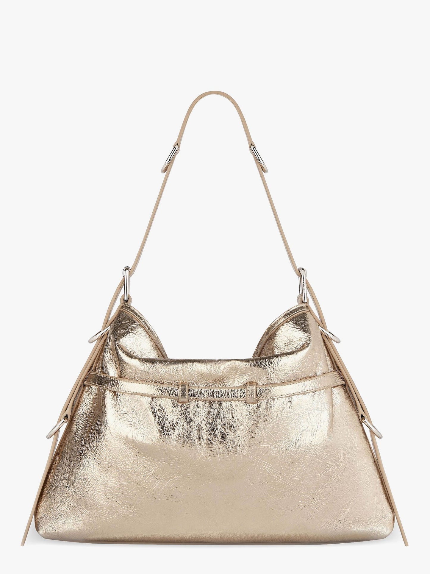 Givenchy Women Voyou Metallized Leather Shoulder Bag GIVENCHY