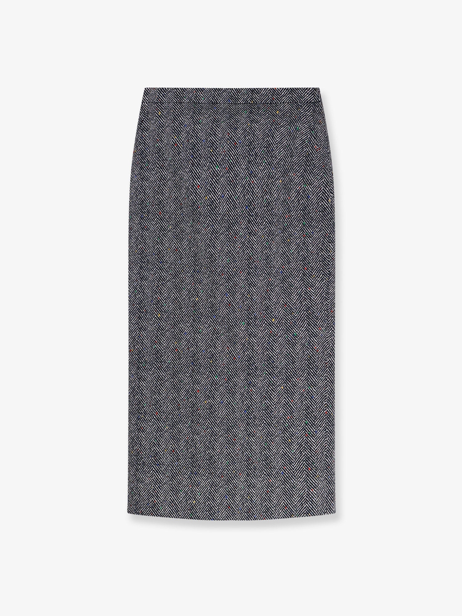 Givenchy Women Herringbone Motif Cotton Skirt GIVENCHY