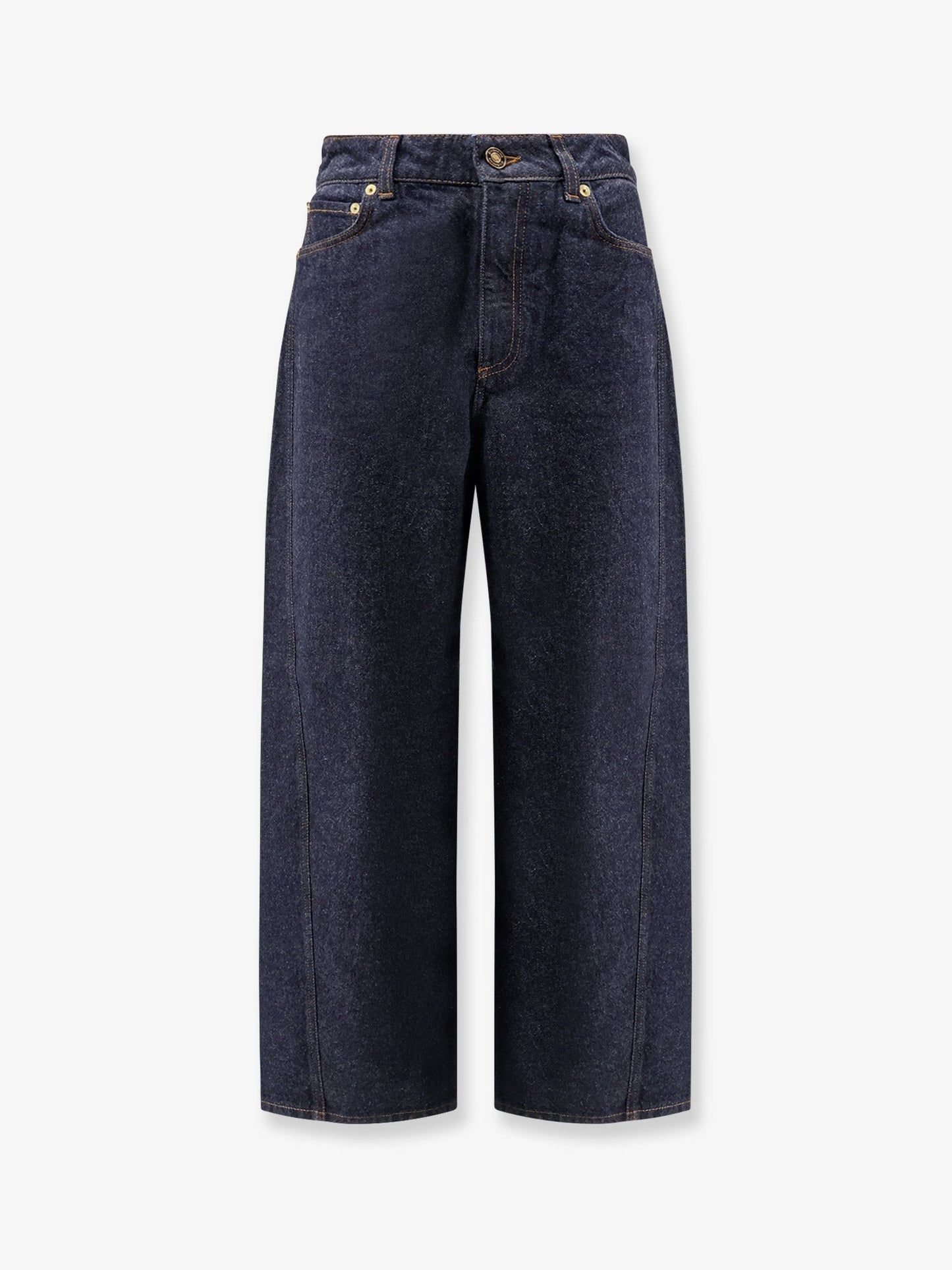 Givenchy Women Twisted Dark Blue Denim Jeans GIVENCHY