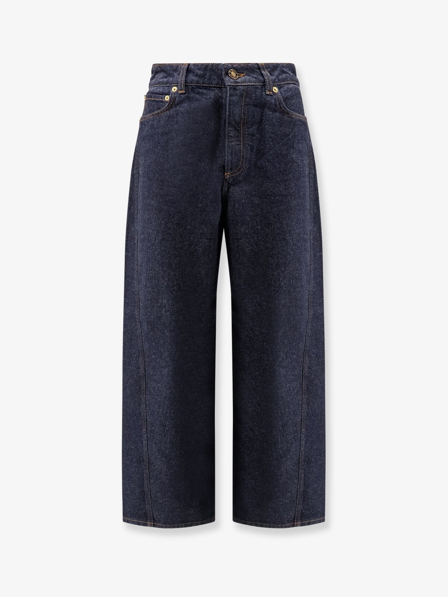 Givenchy Women Twisted Dark Blue Denim Jeans GIVENCHY