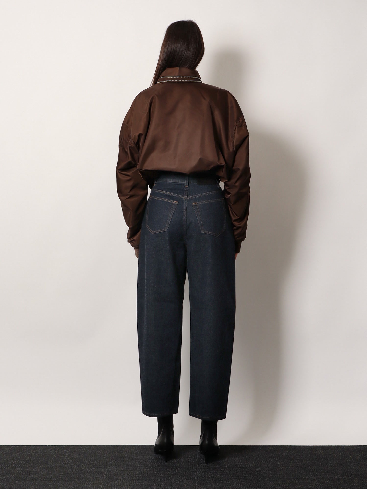 Givenchy Women Twisted Dark Blue Denim Jeans GIVENCHY