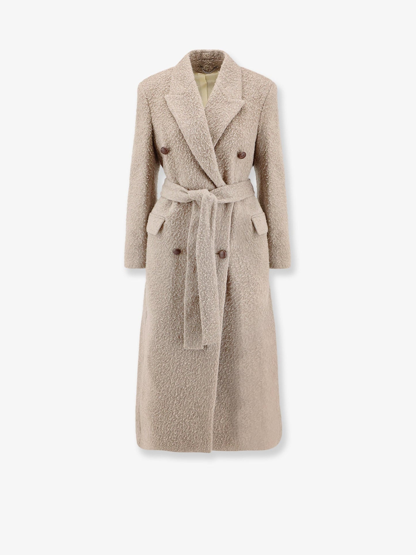 Golden Goose Deluxe Brand Women Wrinkled Virgin Wool Blend Coat GOLDEN GOOSE