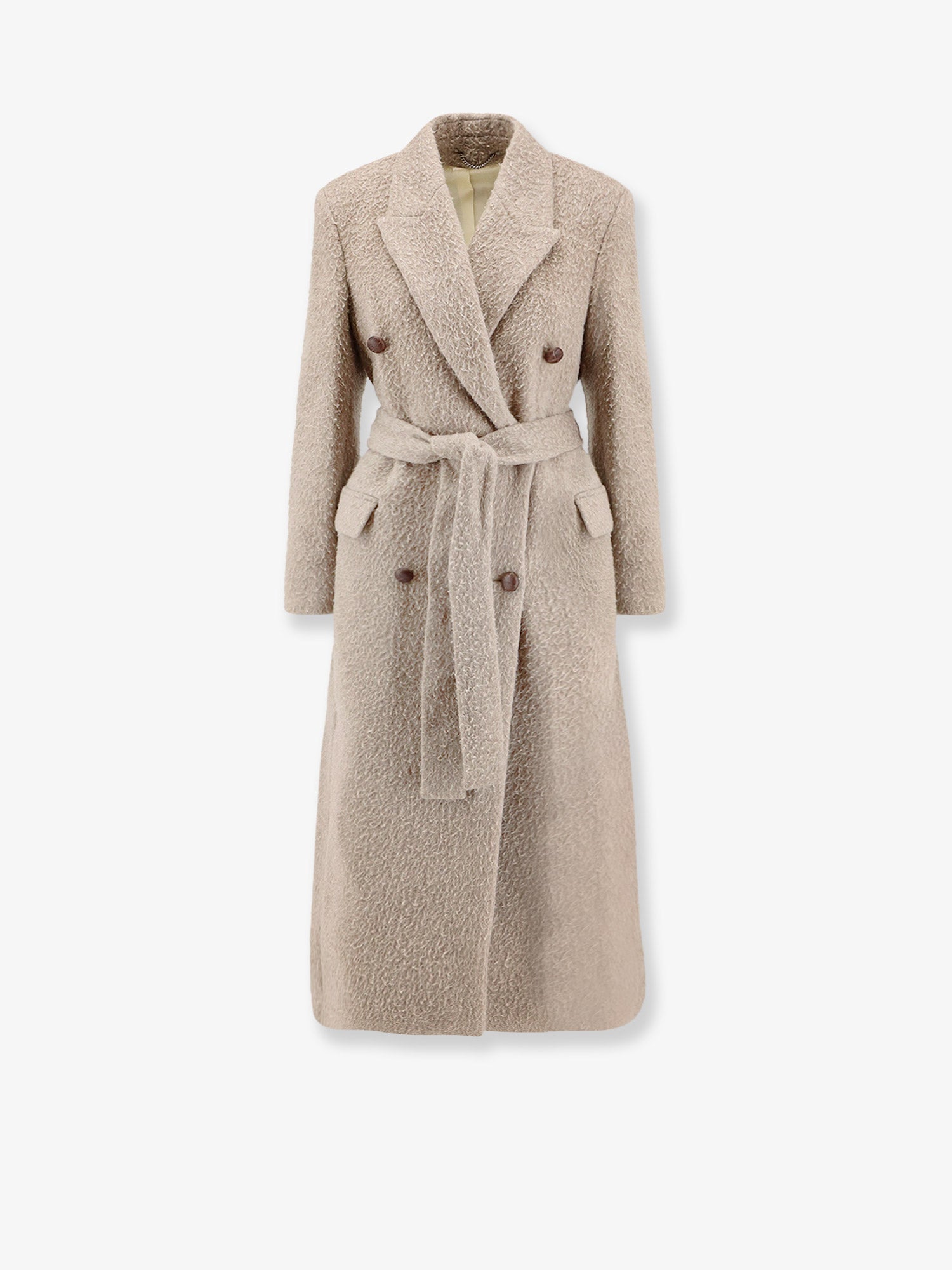 Golden Goose Deluxe Brand Women Wrinkled Virgin Wool Blend Coat GOLDEN GOOSE