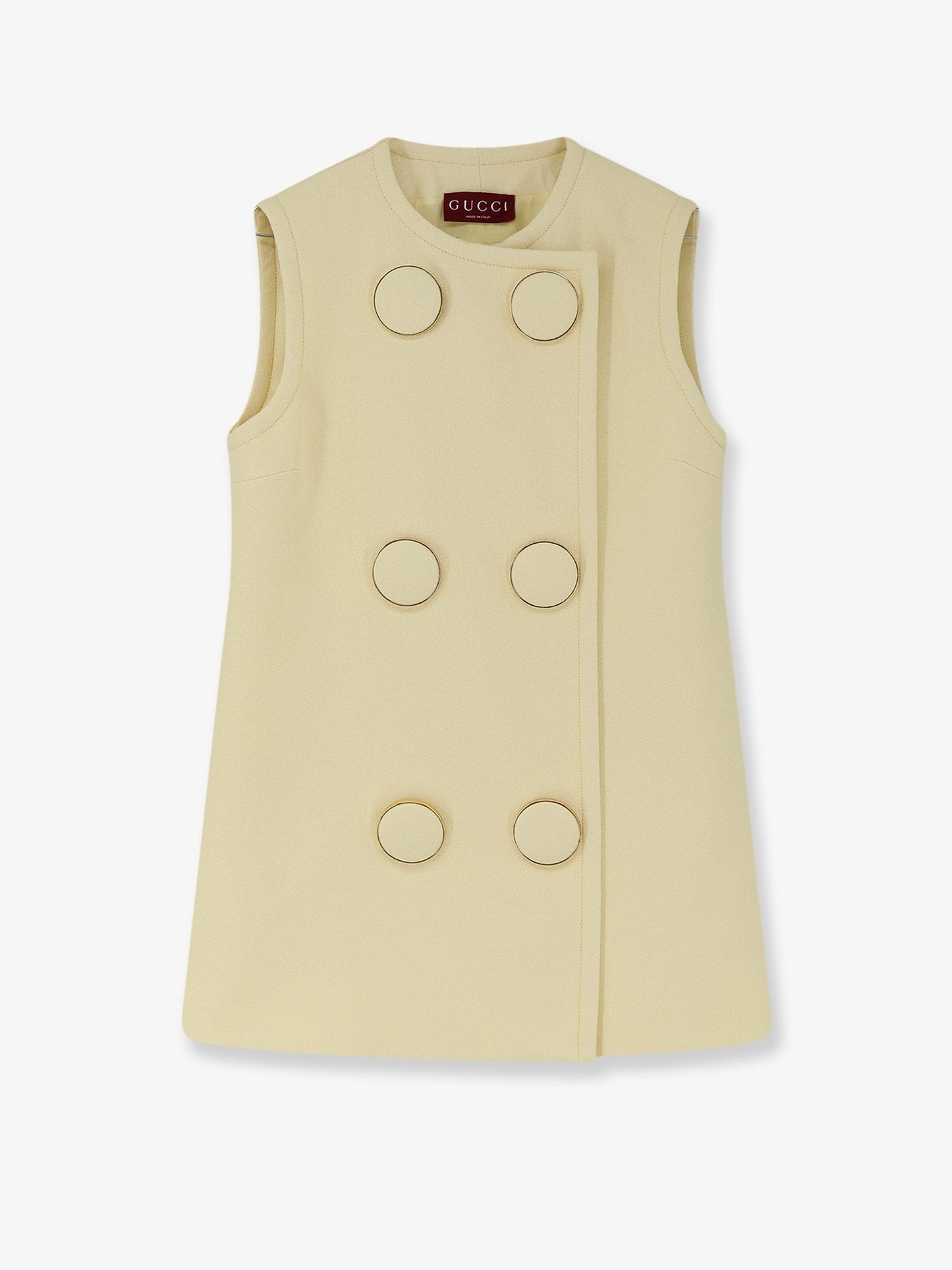 Gucci Women Viscose Vest With Maxi Buttons GUCCI