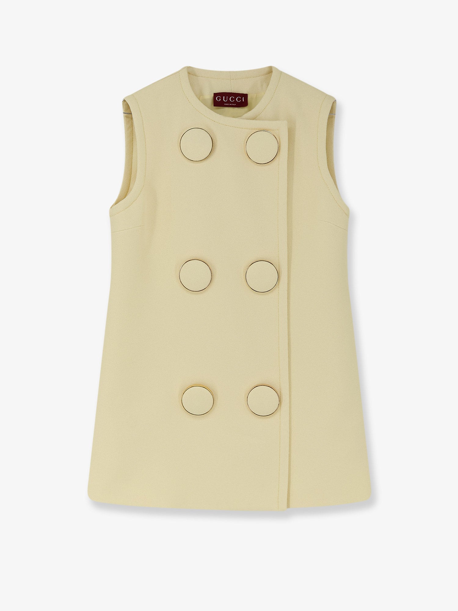 Gucci Women Viscose Vest With Maxi Buttons GUCCI