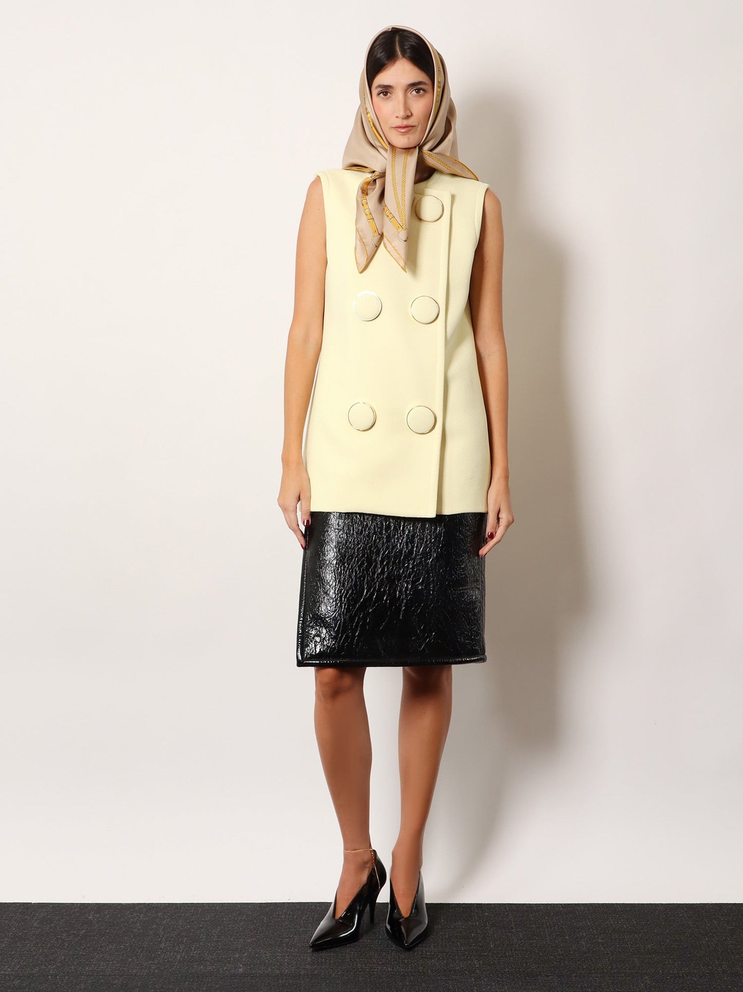 Gucci Women Viscose Vest With Maxi Buttons GUCCI