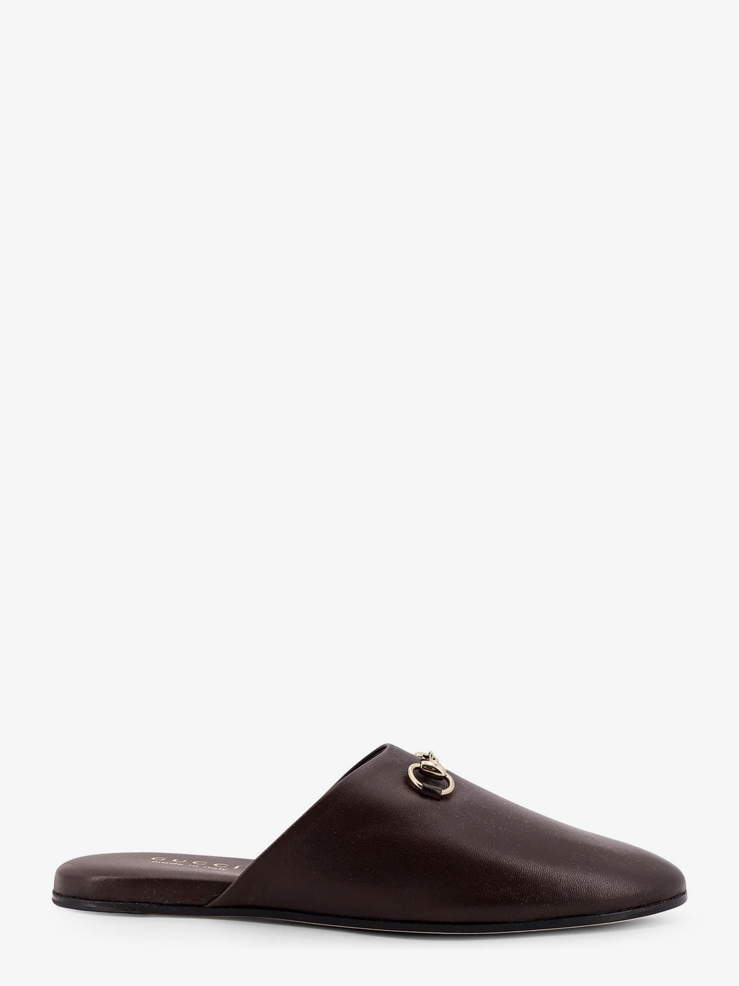 Gucci Women Leather Mule With Horsebit GUCCI