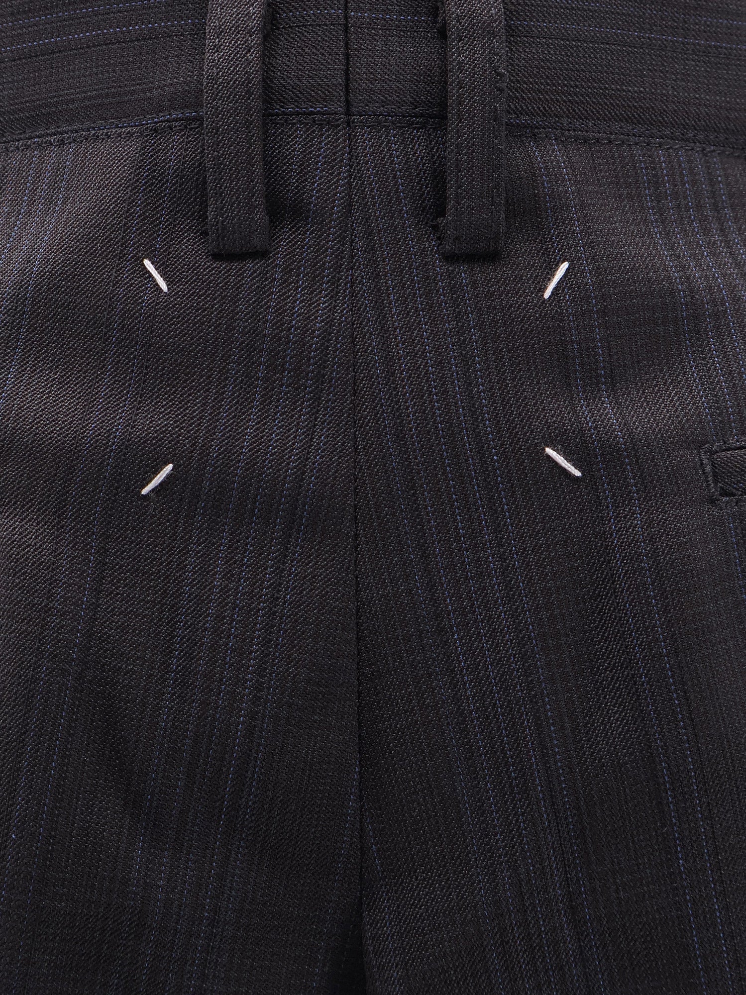 Maison Margiela Women Striped Virgin Wool Shorts MAISON MARGIELA