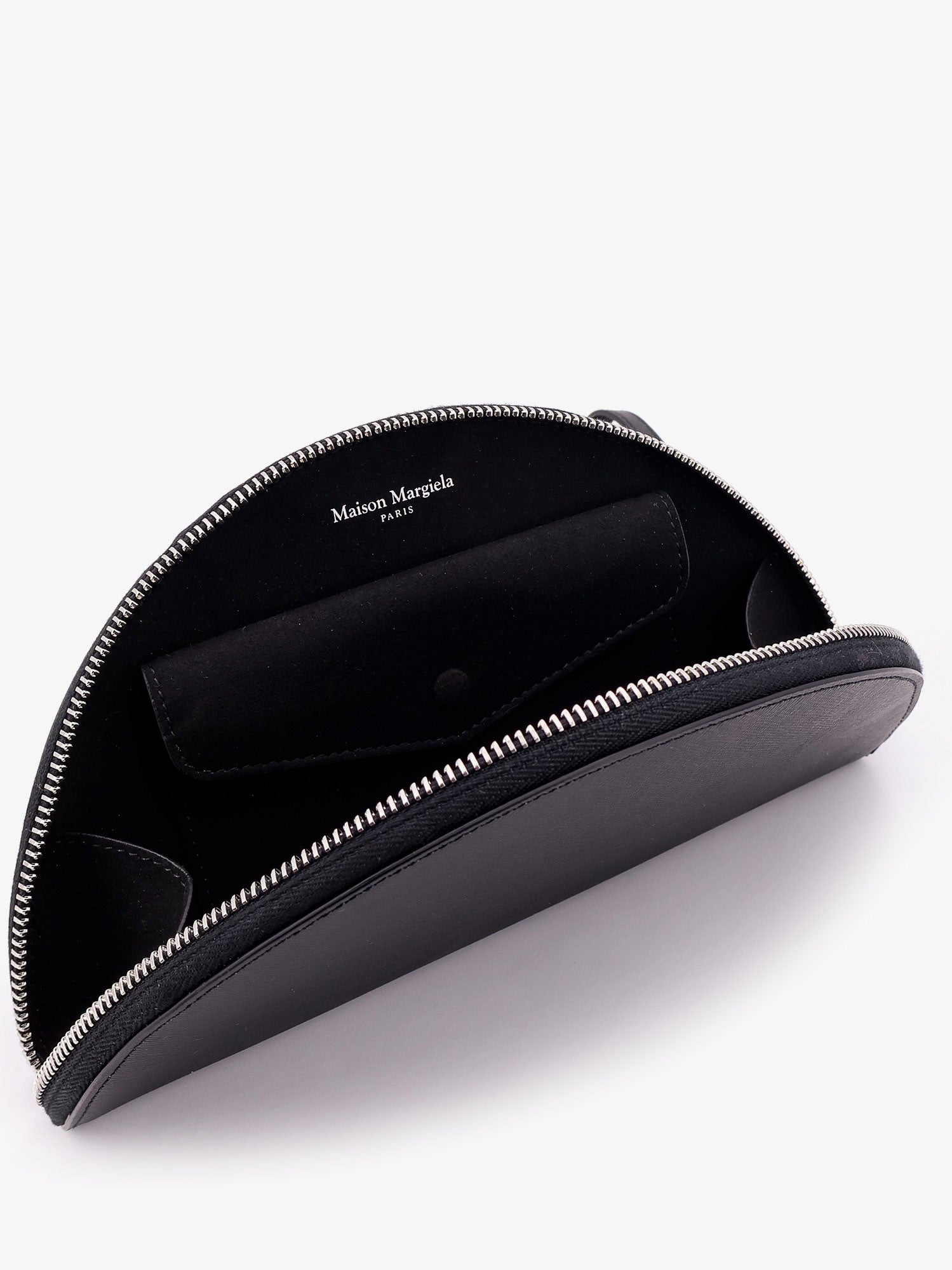 Maison Margiela Men Leather Pochette With Iconic Four Stitched Detail MAISON MARGIELA