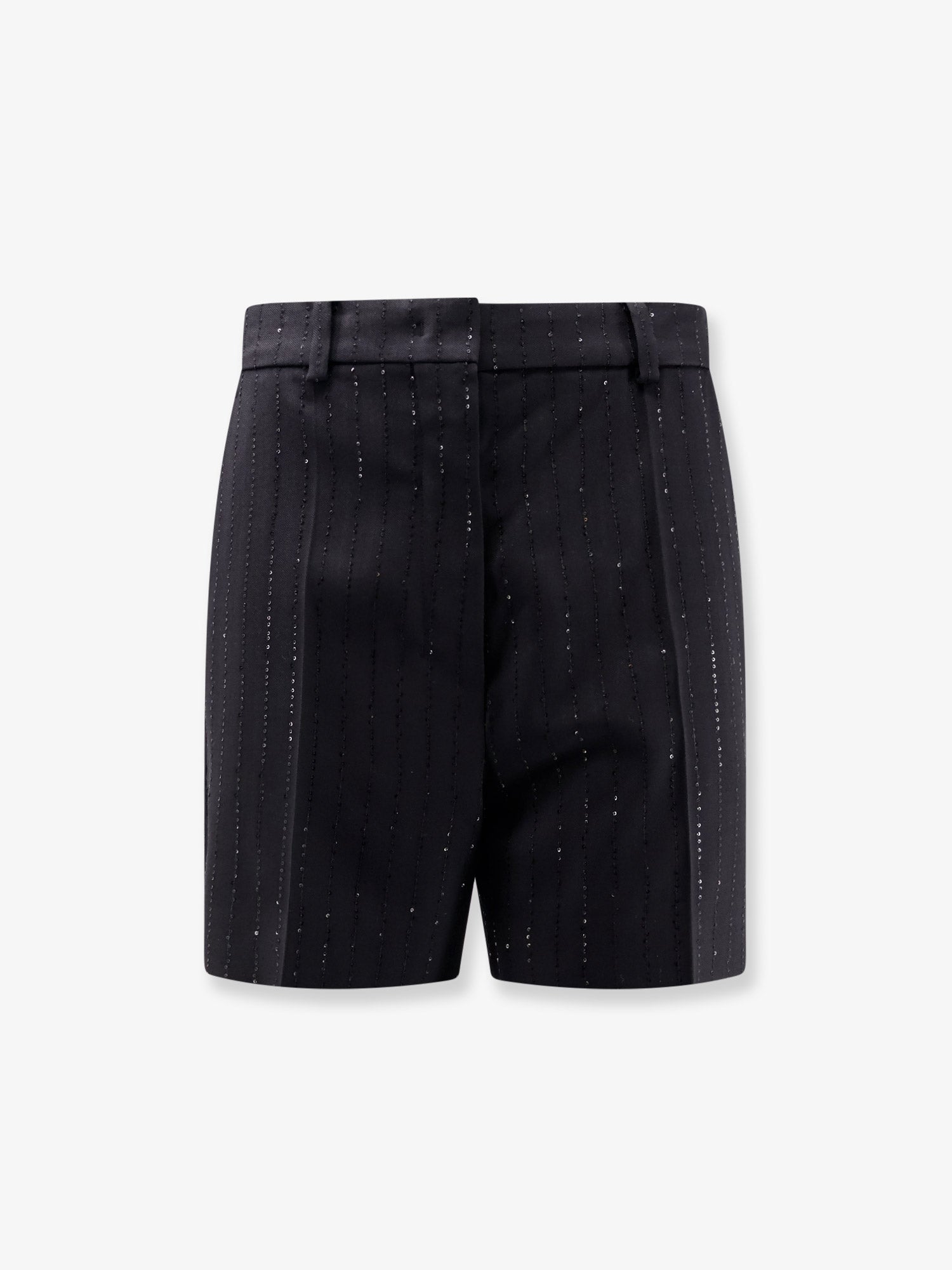 Max Mara Women Siberia Virgin Wool Shorts With Sequins MAX MARA