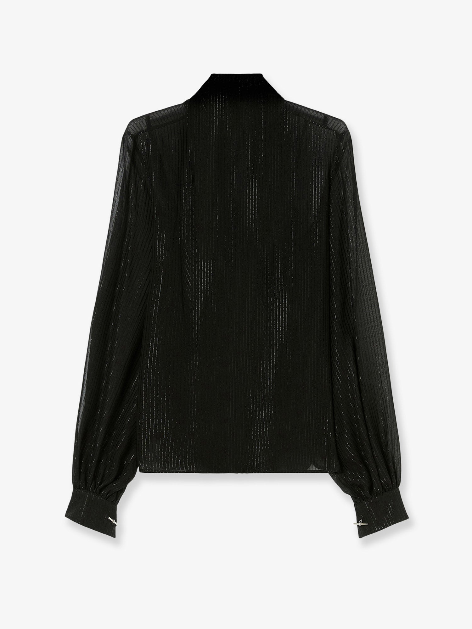 Max Mara Women Scafati Silk Shirt With Lurex Profiles MAX MARA