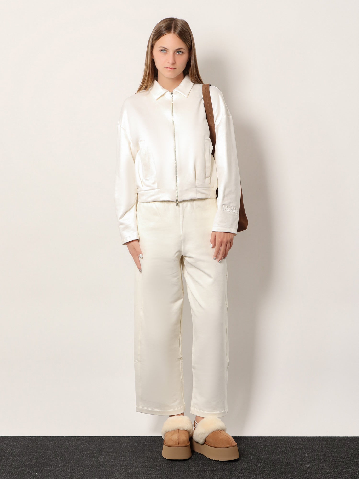 Max Mara Women Filovia Jogger Silk And Cotton Trousers MAX MARA